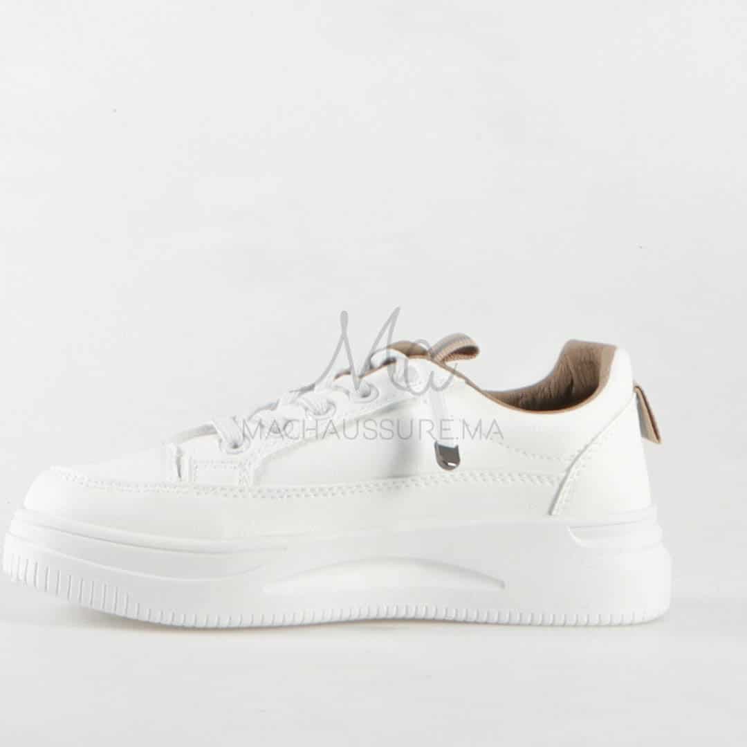 Beleev – Baskets enfants en Kaki.