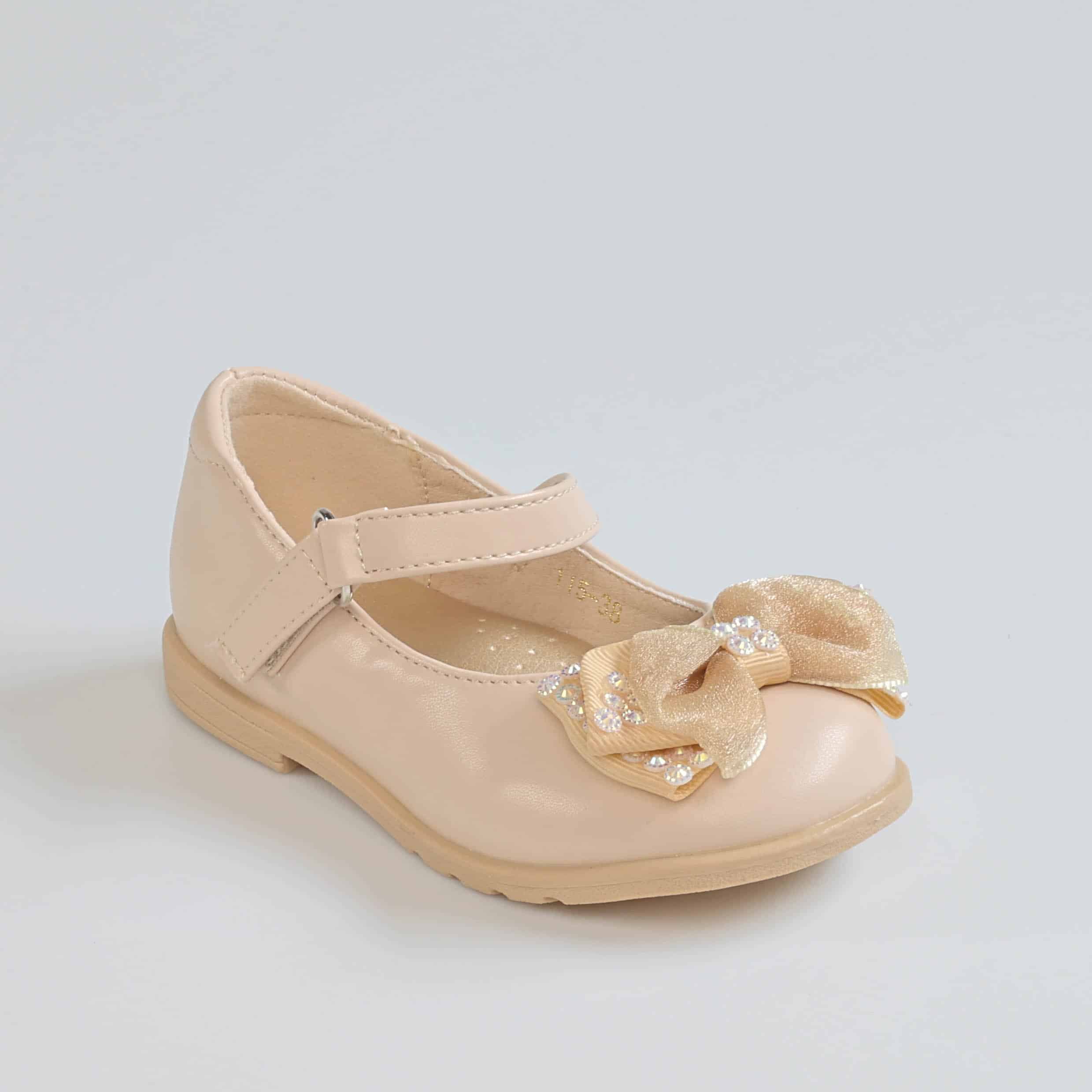 Angelina – Ballerines Fille en Blanc.