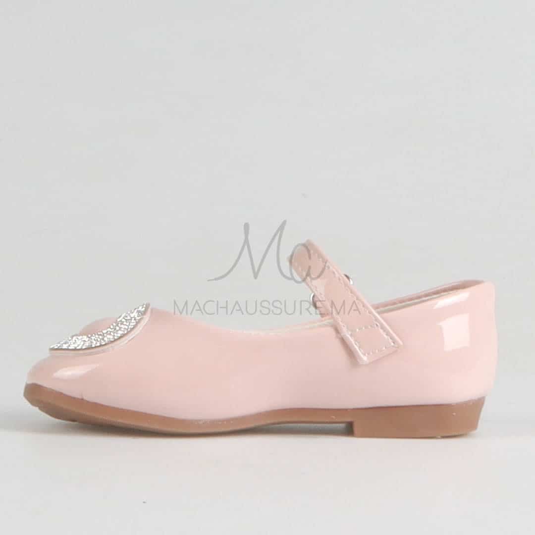 Johana - Ballerines pour fille en Rose.
