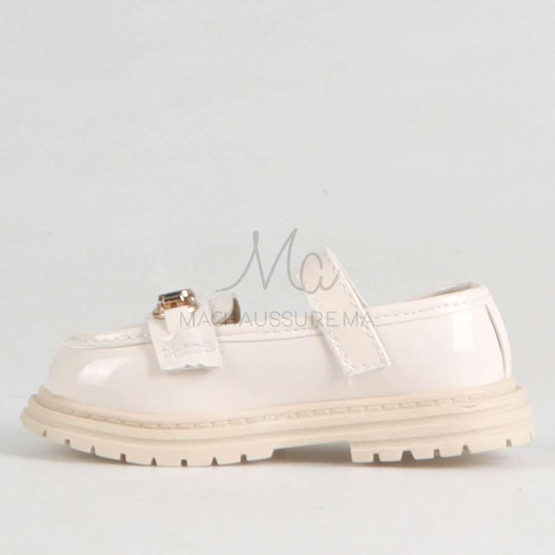LENA - Ballerines pour fille en Beige (21-25).