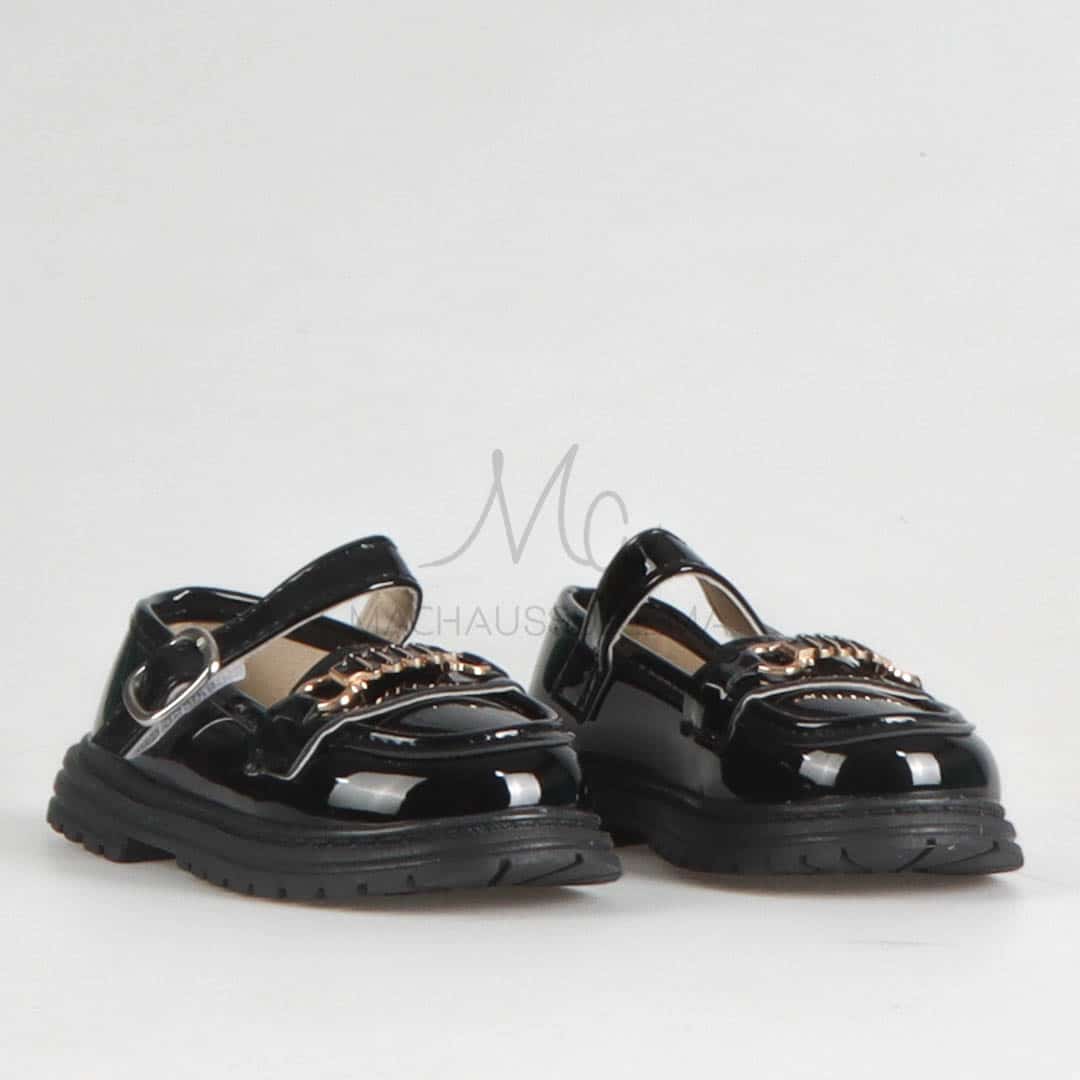 LENA - Ballerines pour fille en Noir (21-25).