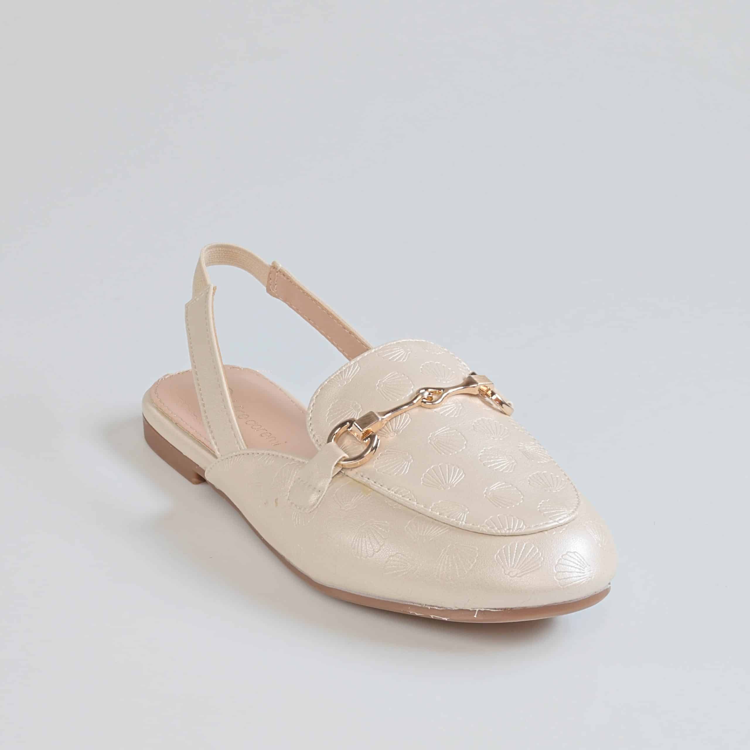Cute Shine – Ballerines Fille en Beige.
