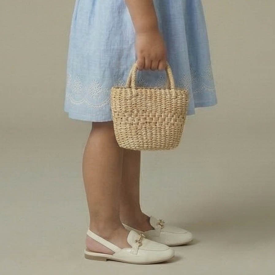 Cute Shine – Ballerines Fille en Blanc.