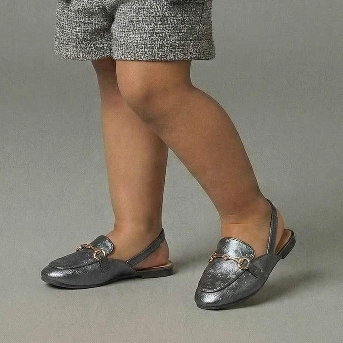 Cute Shine – Ballerines Fille en Noir.