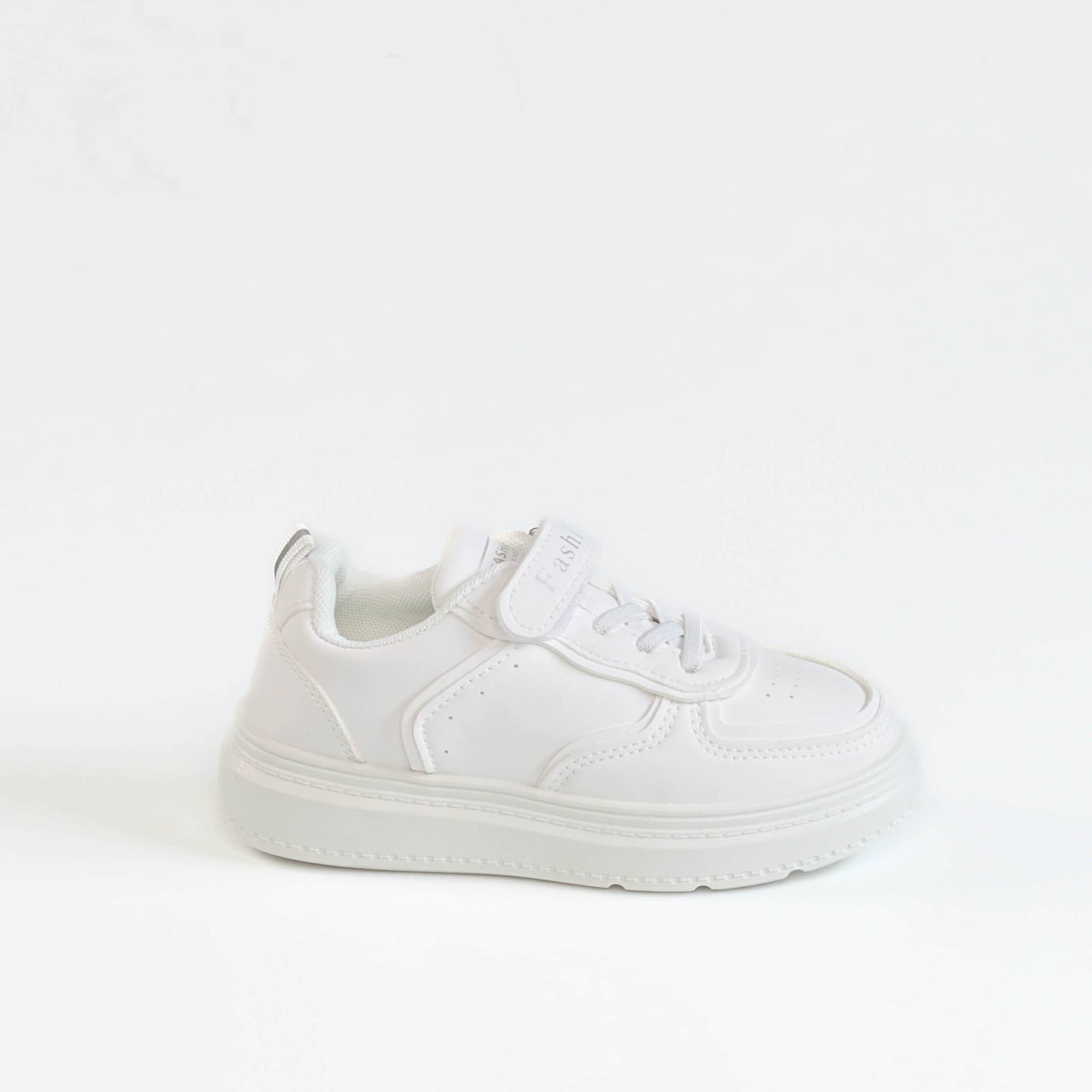 WARIS – Baskets enfants en Blanc.