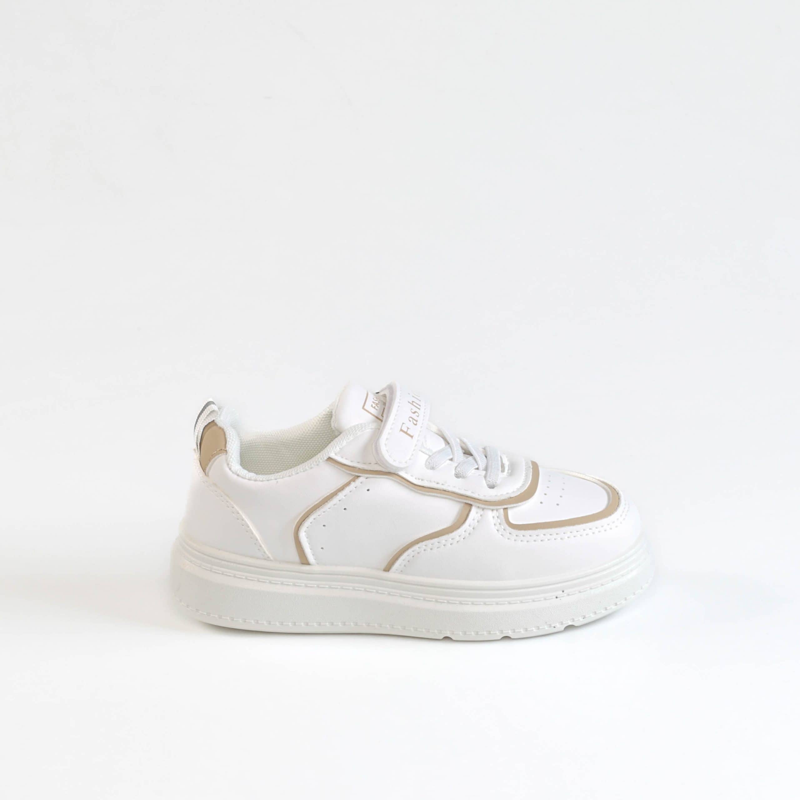 WARIS – Baskets enfants en Kaki.