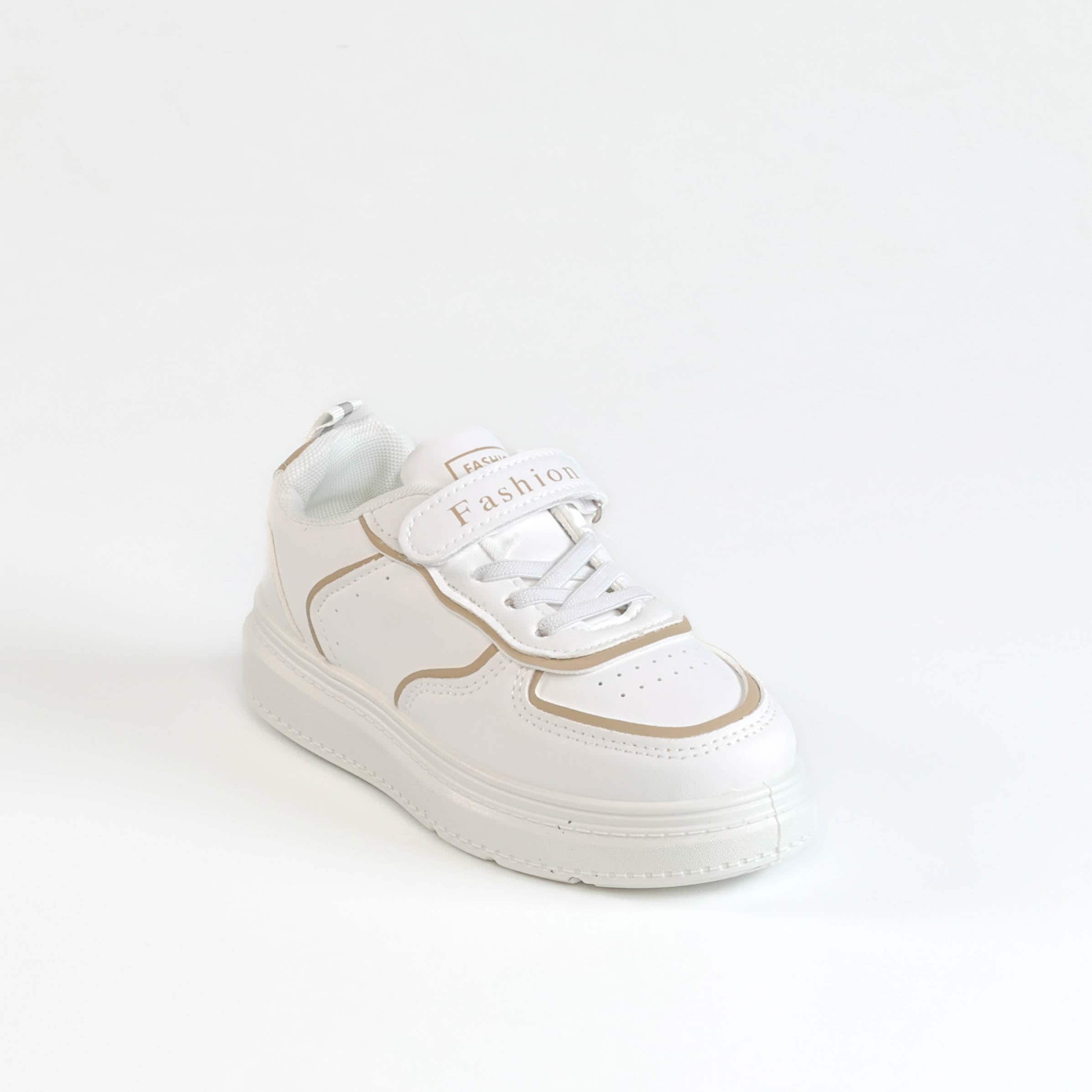 WARIS – Baskets enfants en Kaki.