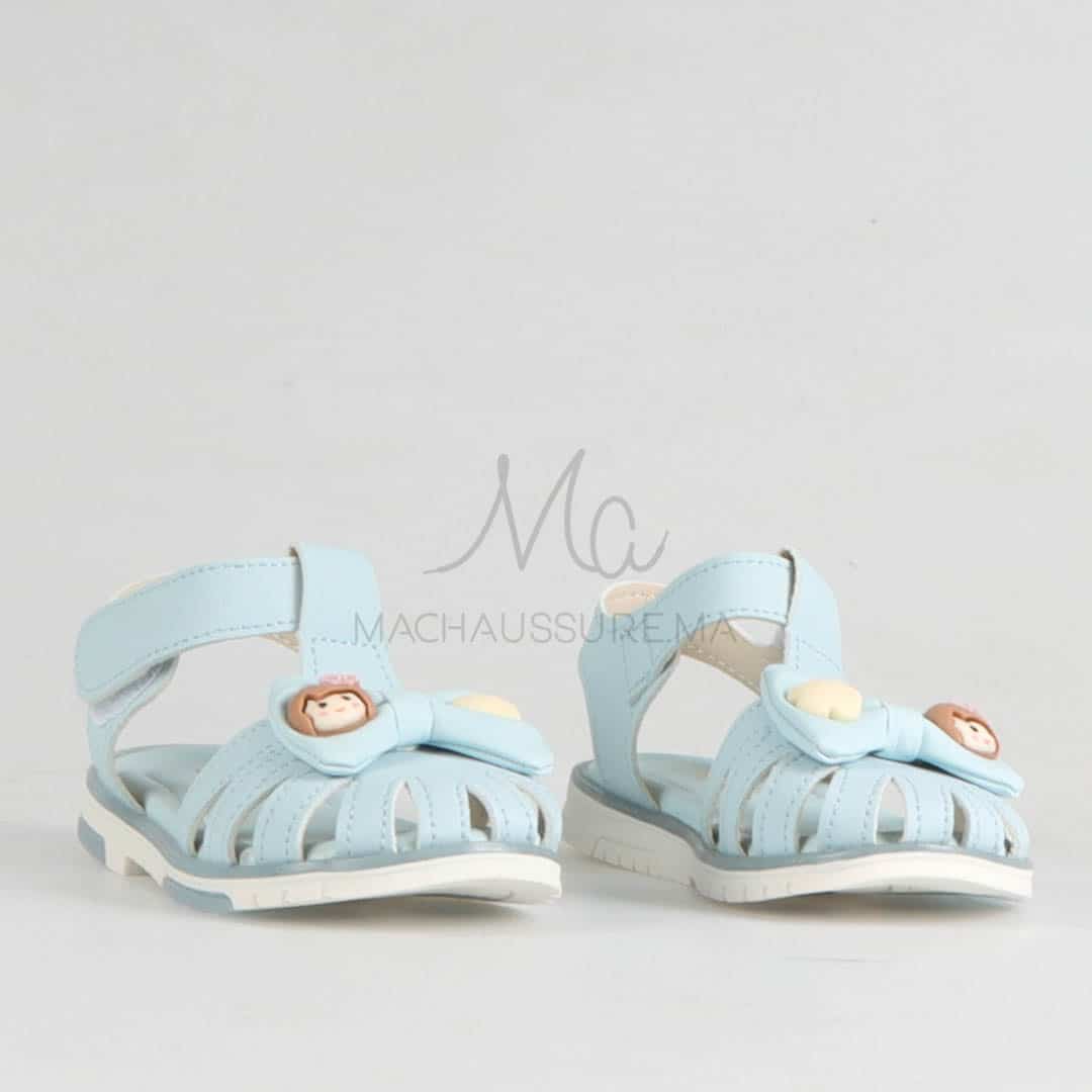 Judit - Sandales pour fille en Bleu ciel (25-30).