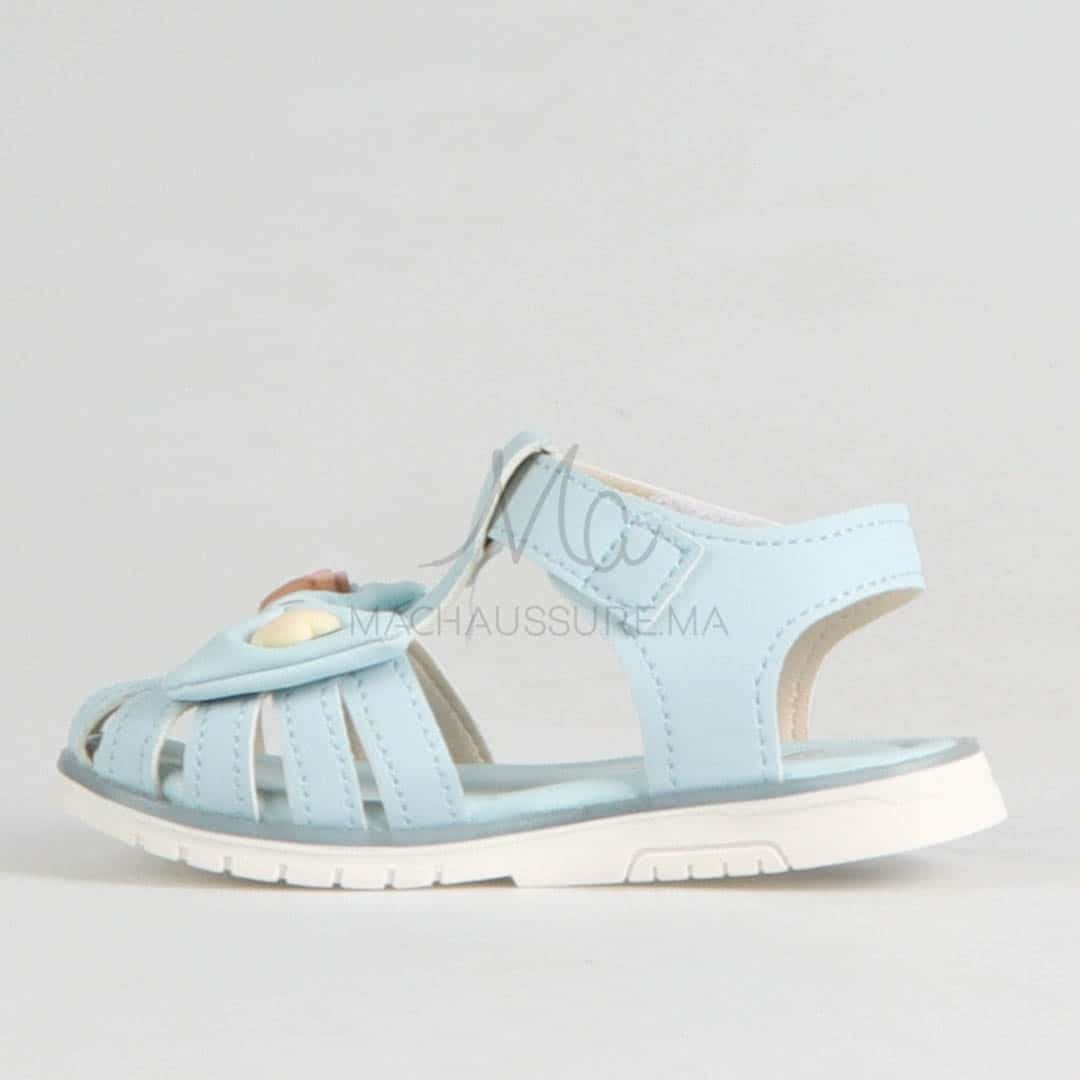 Judit - Sandales pour fille en Bleu ciel (25-30).