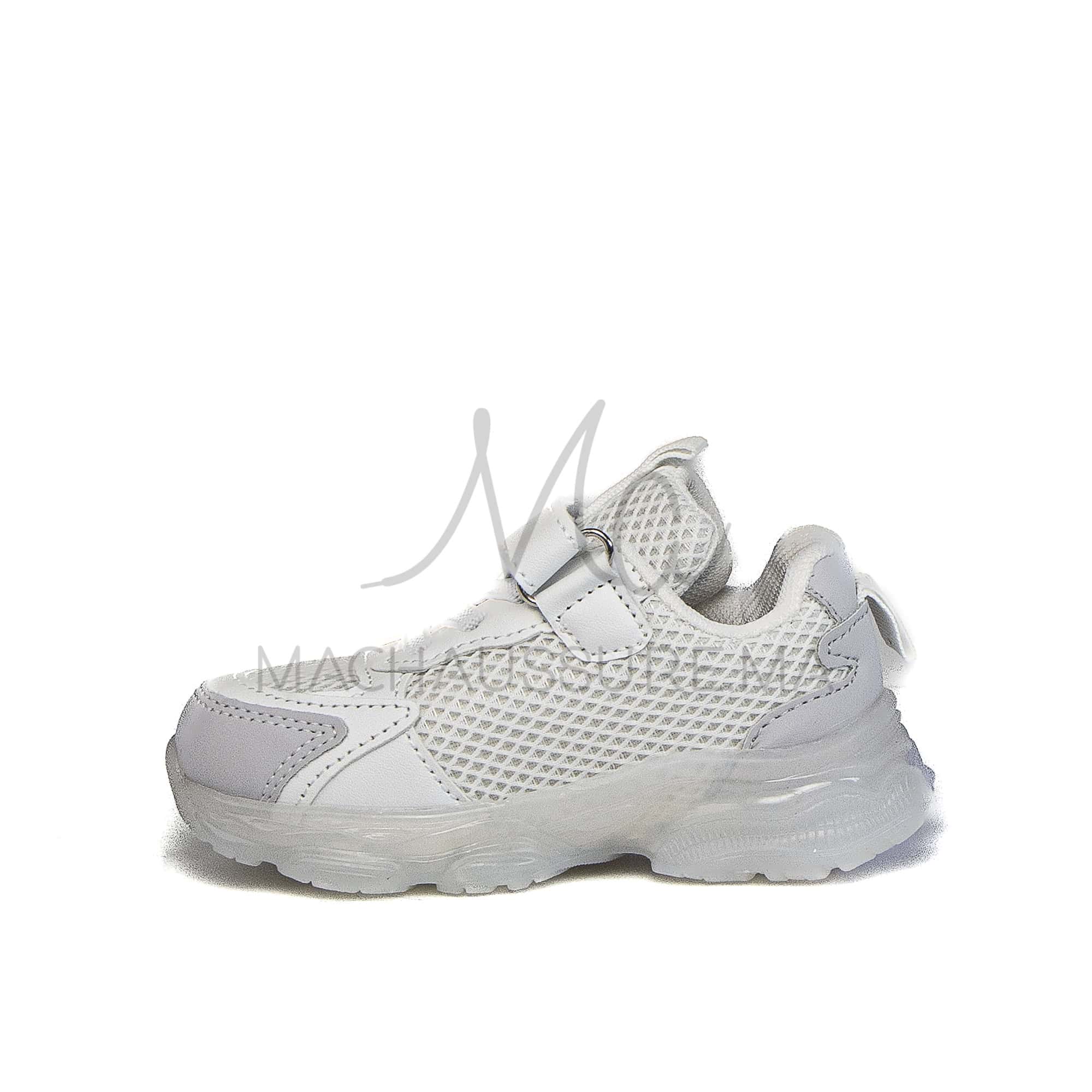Jad – Baskets enfants en Blanc.
