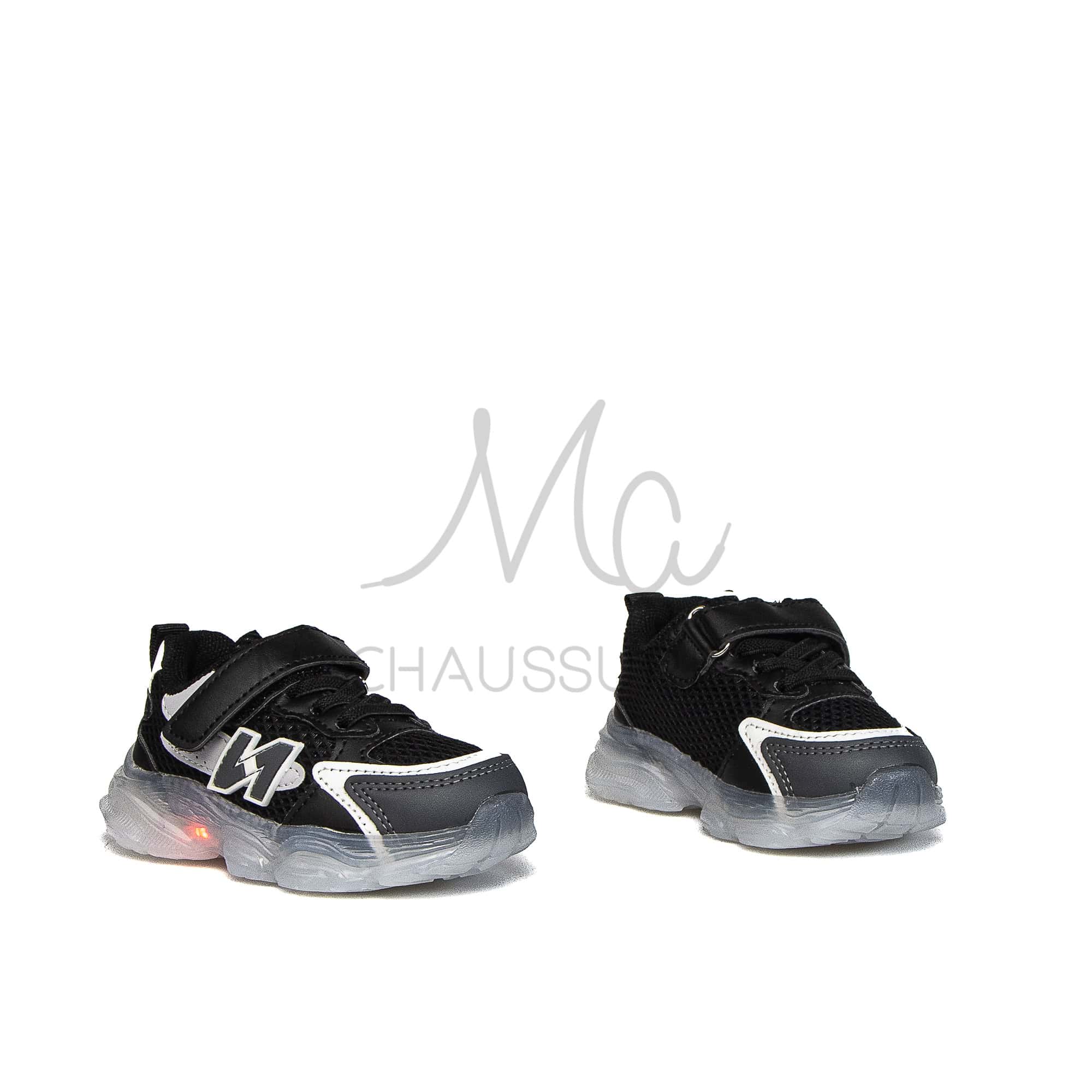 Jad – Baskets enfants en Noir.