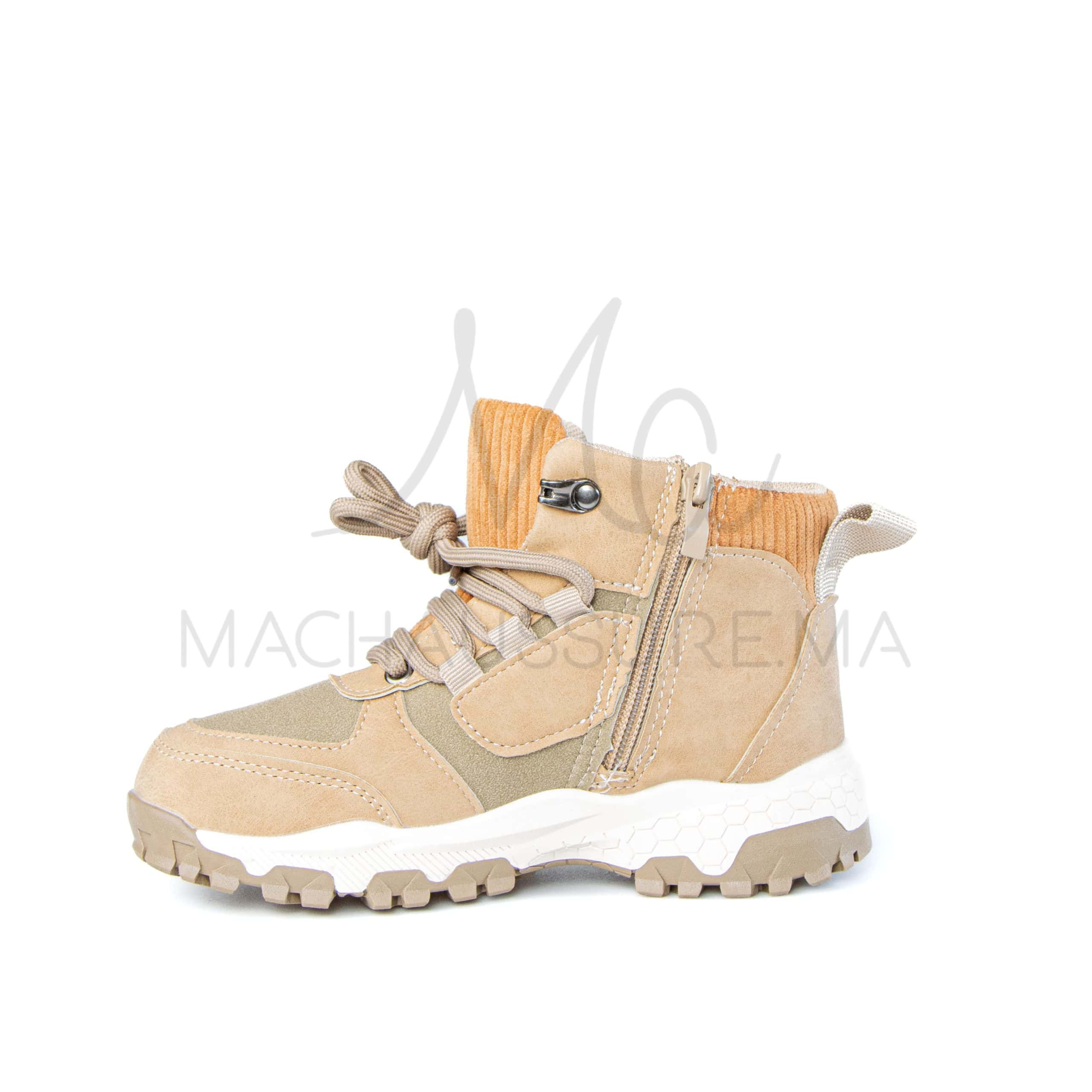 Winner – Bottines garçon en Kaki.