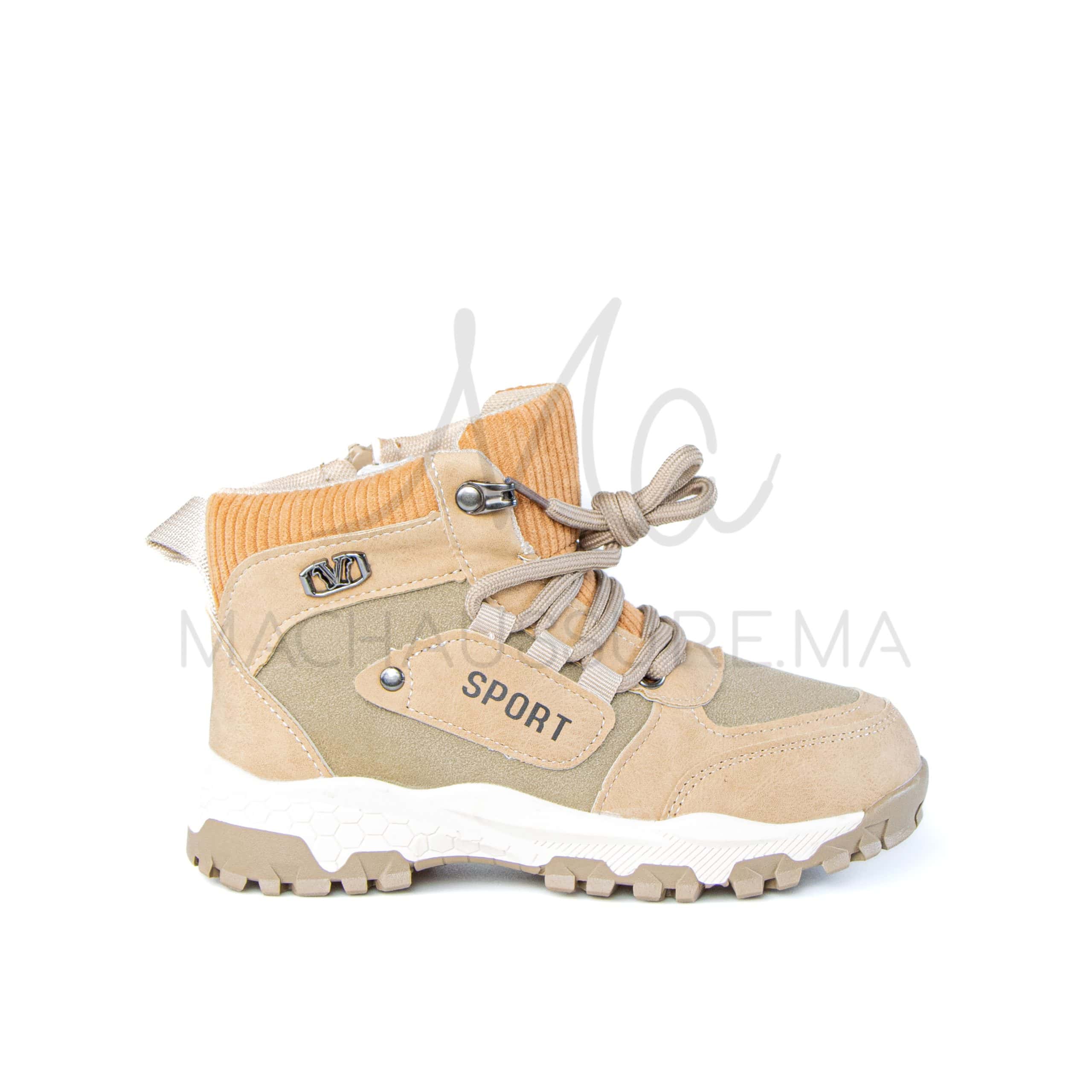 Winner – Bottines garçon en Kaki.