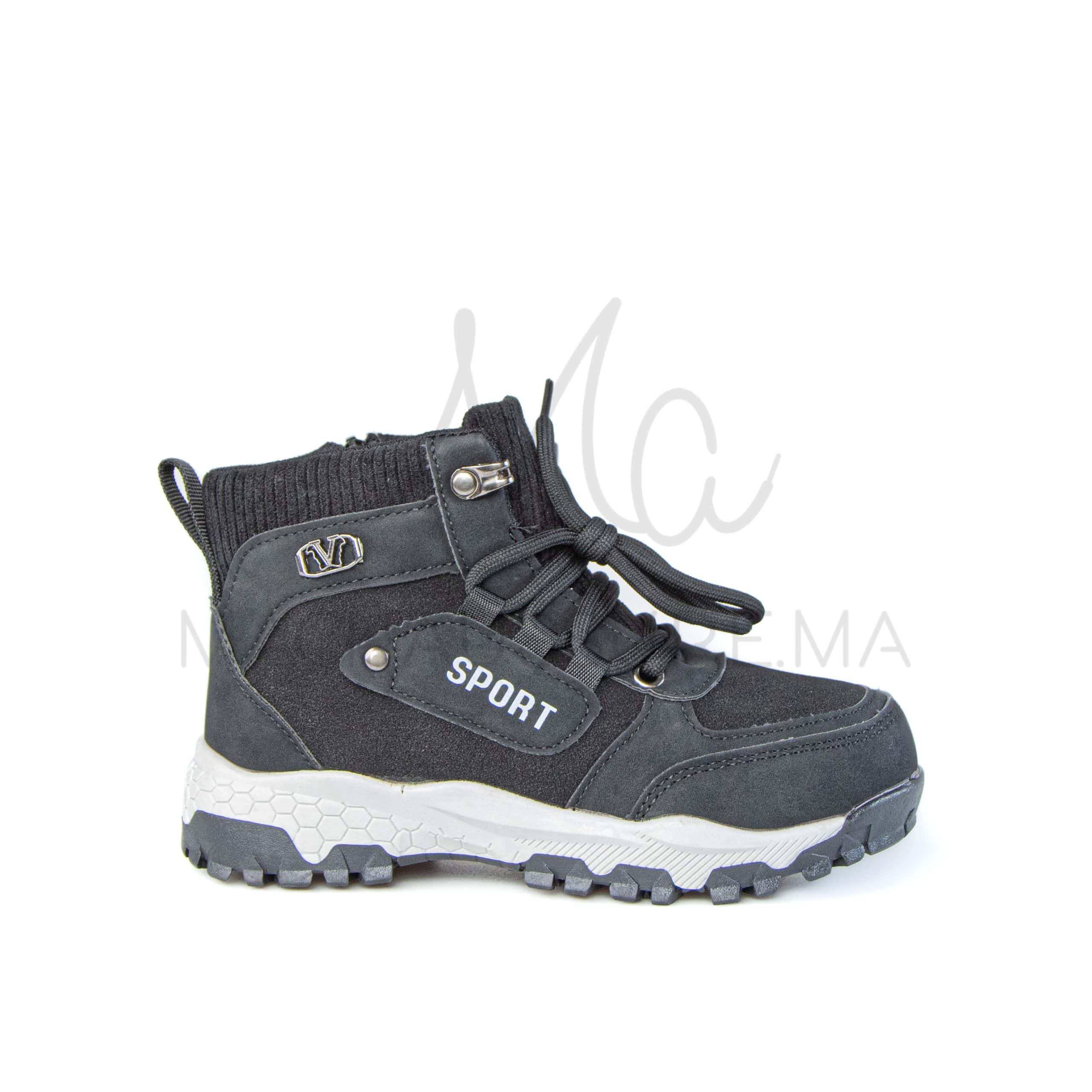Winner – Bottines garçon en Noir.