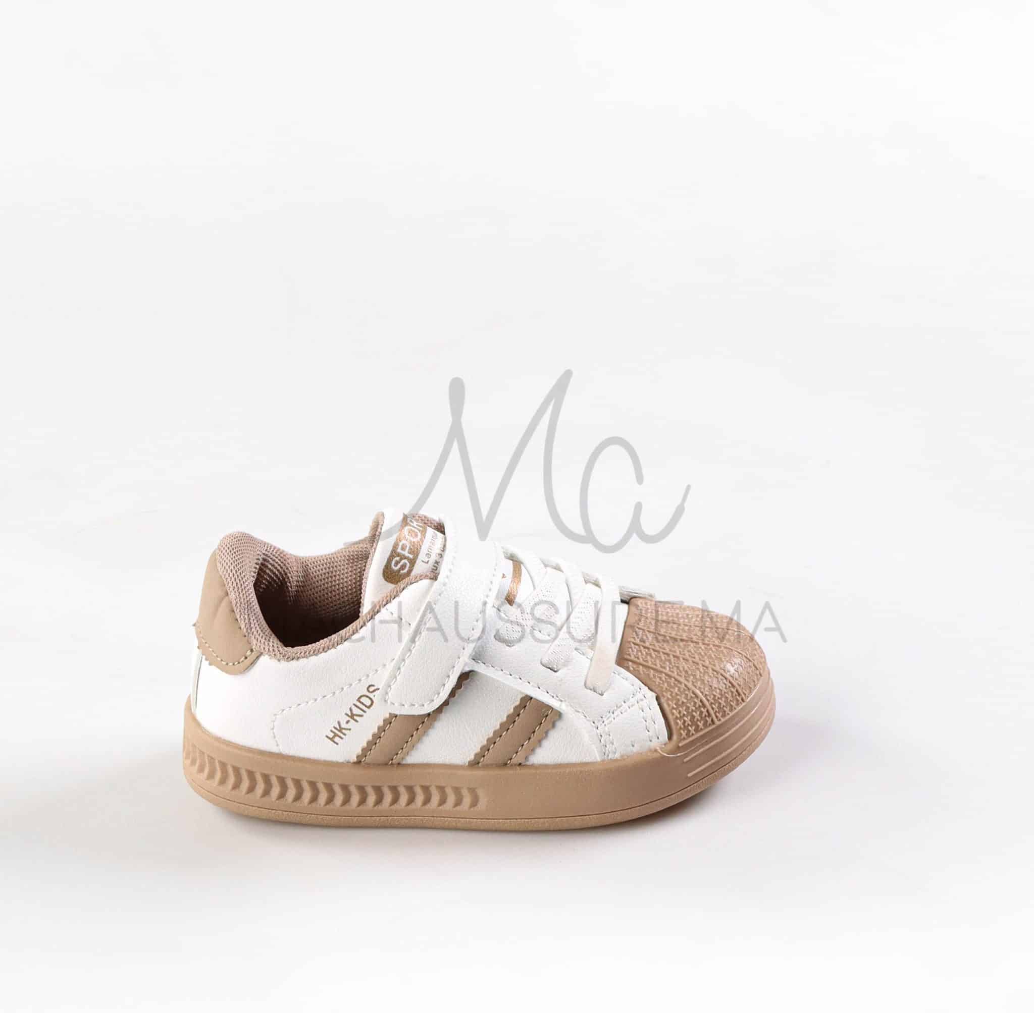LuxeFlex - Baskets enfants en Kaki.