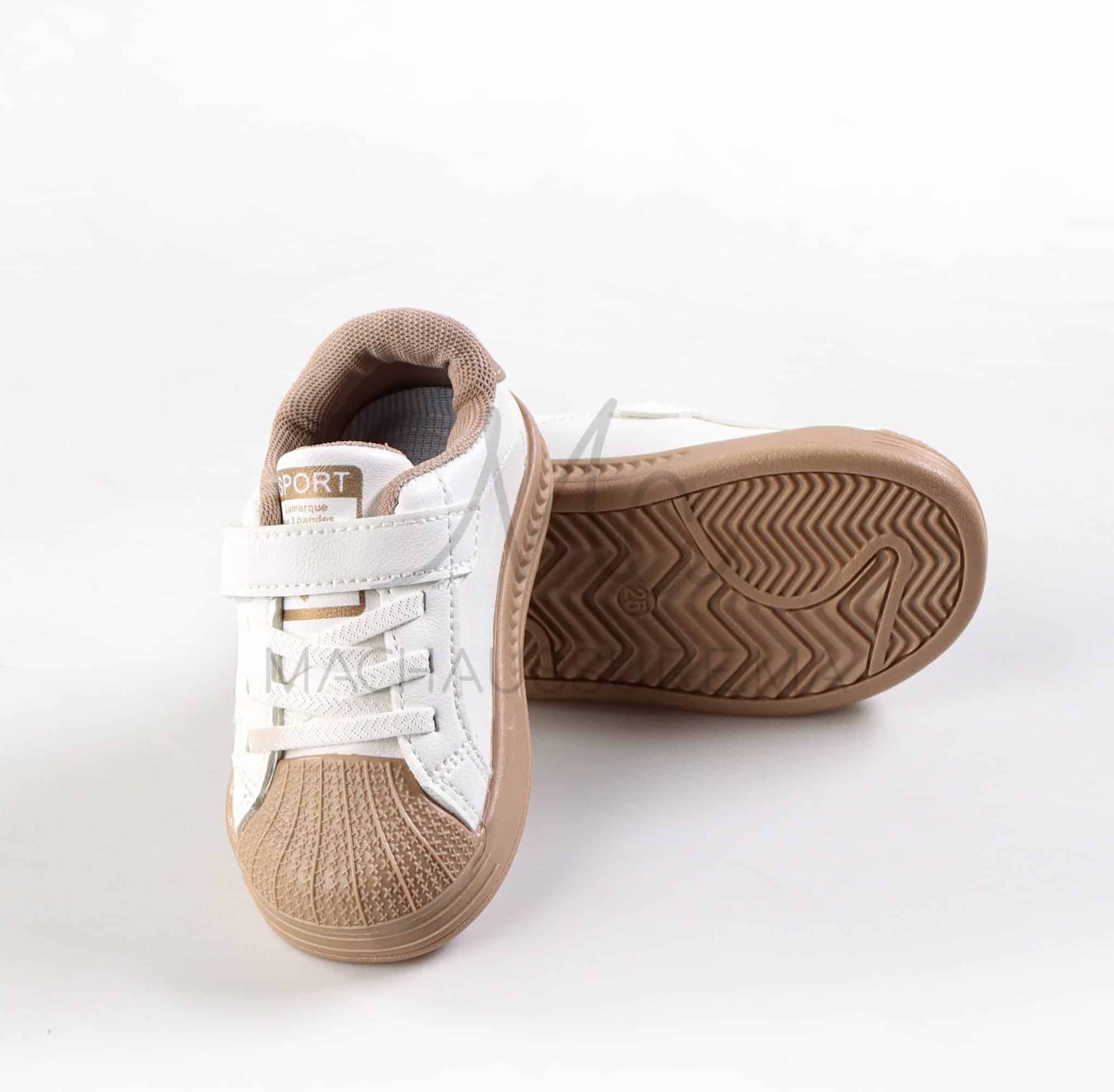 LuxeFlex - Baskets enfants en Kaki.