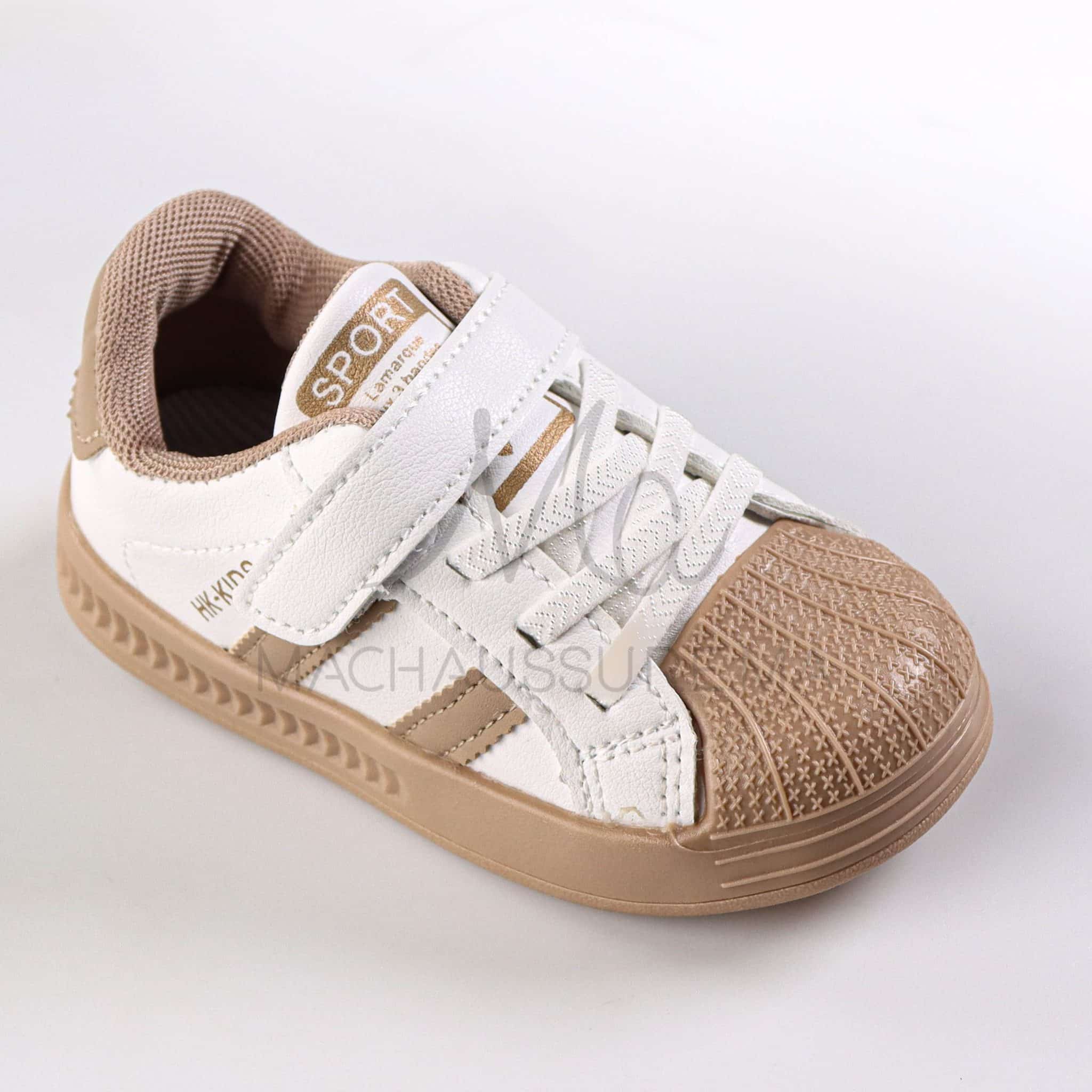 LuxeFlex - Baskets enfants en Kaki.