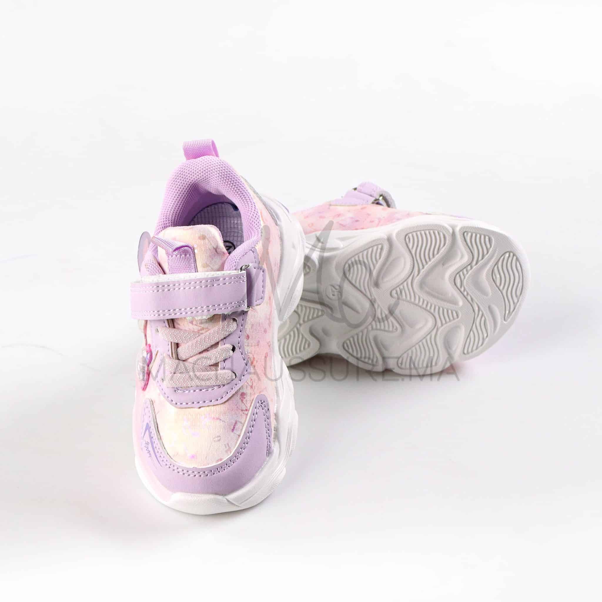 GlowFairy - Baskets enfants en Mauve.