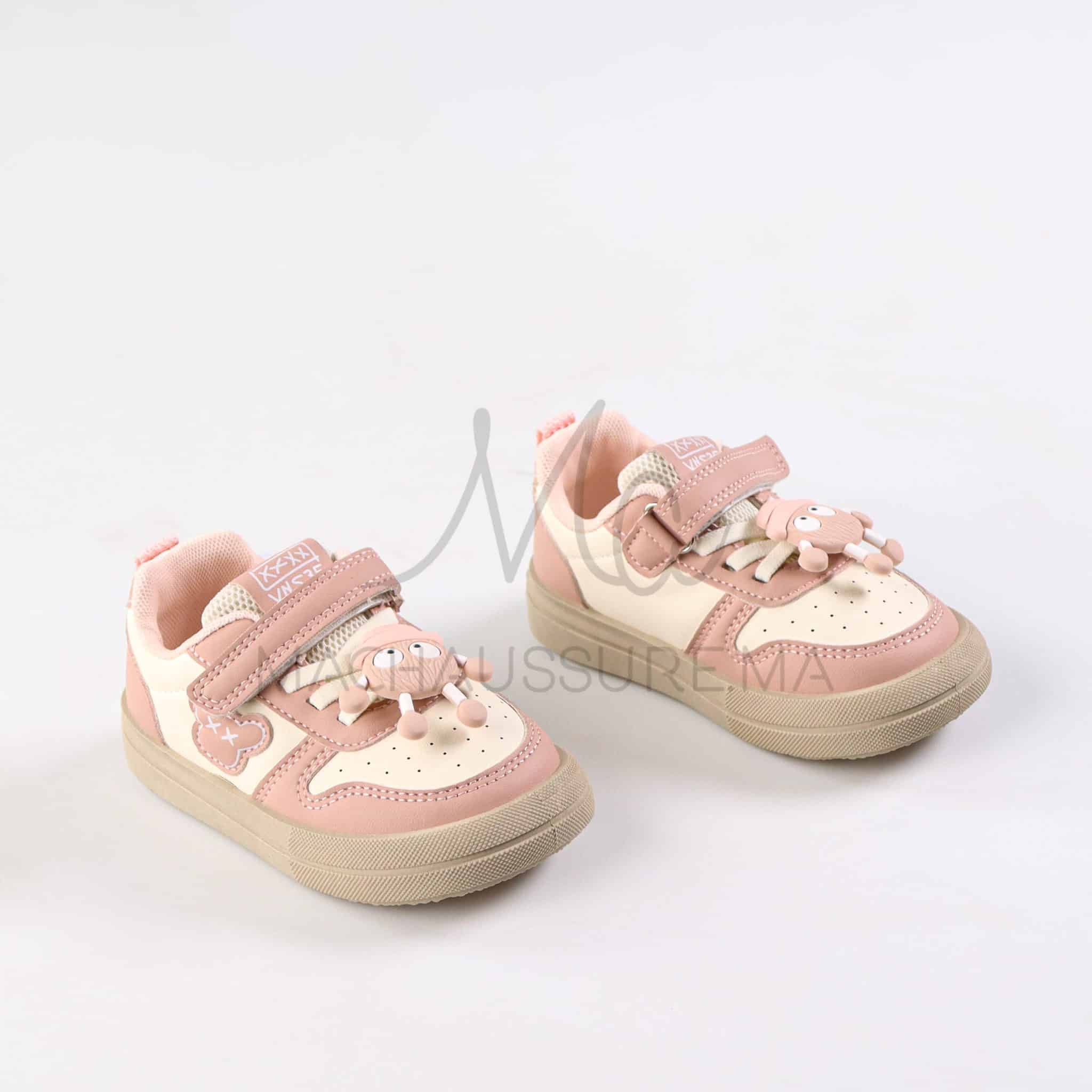 EdgeKick - Baskets enfants en Rose.