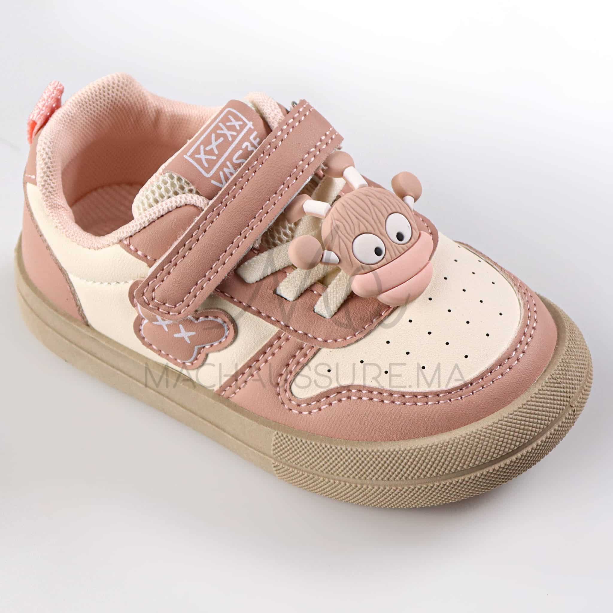 EdgeKick - Baskets enfants en Rose.