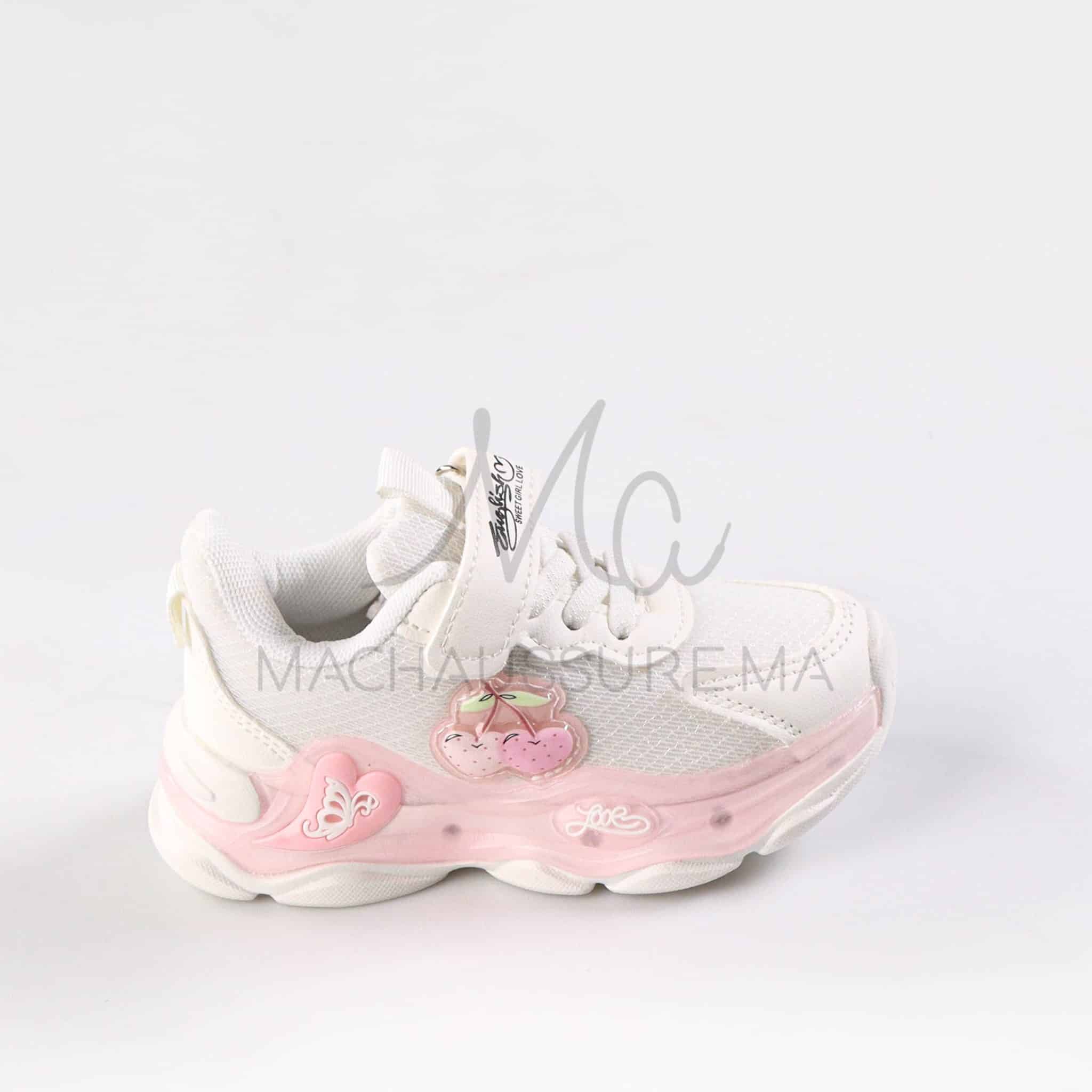 ShinyFairy - Baskets Enfants en Blanc.