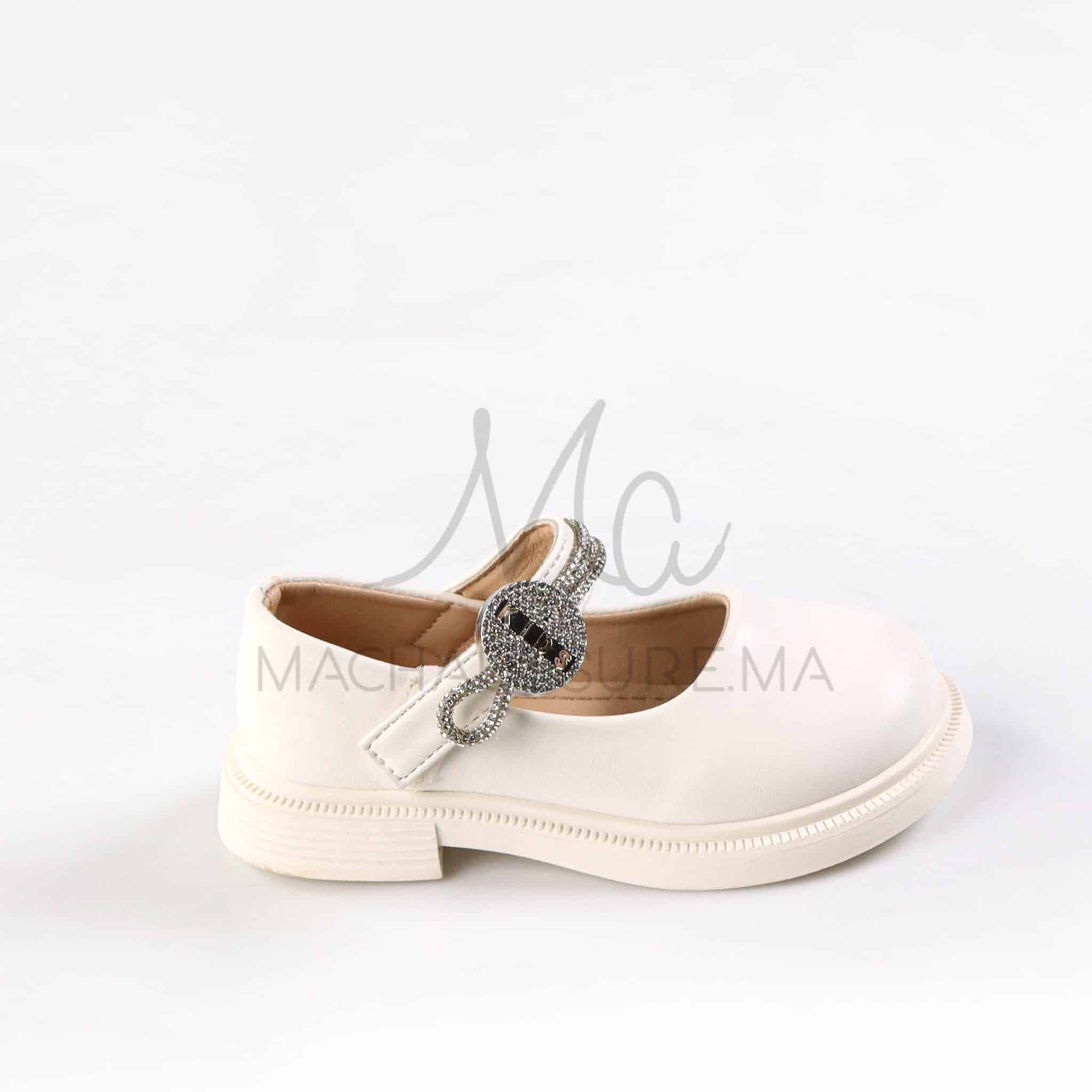SoftBloom - Basllerines fille en Blanc.