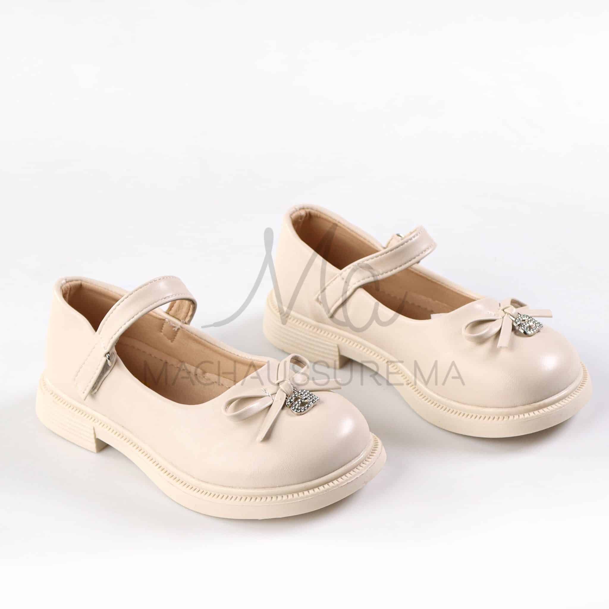 SparkleBelle - Ballerines fille en Beige.