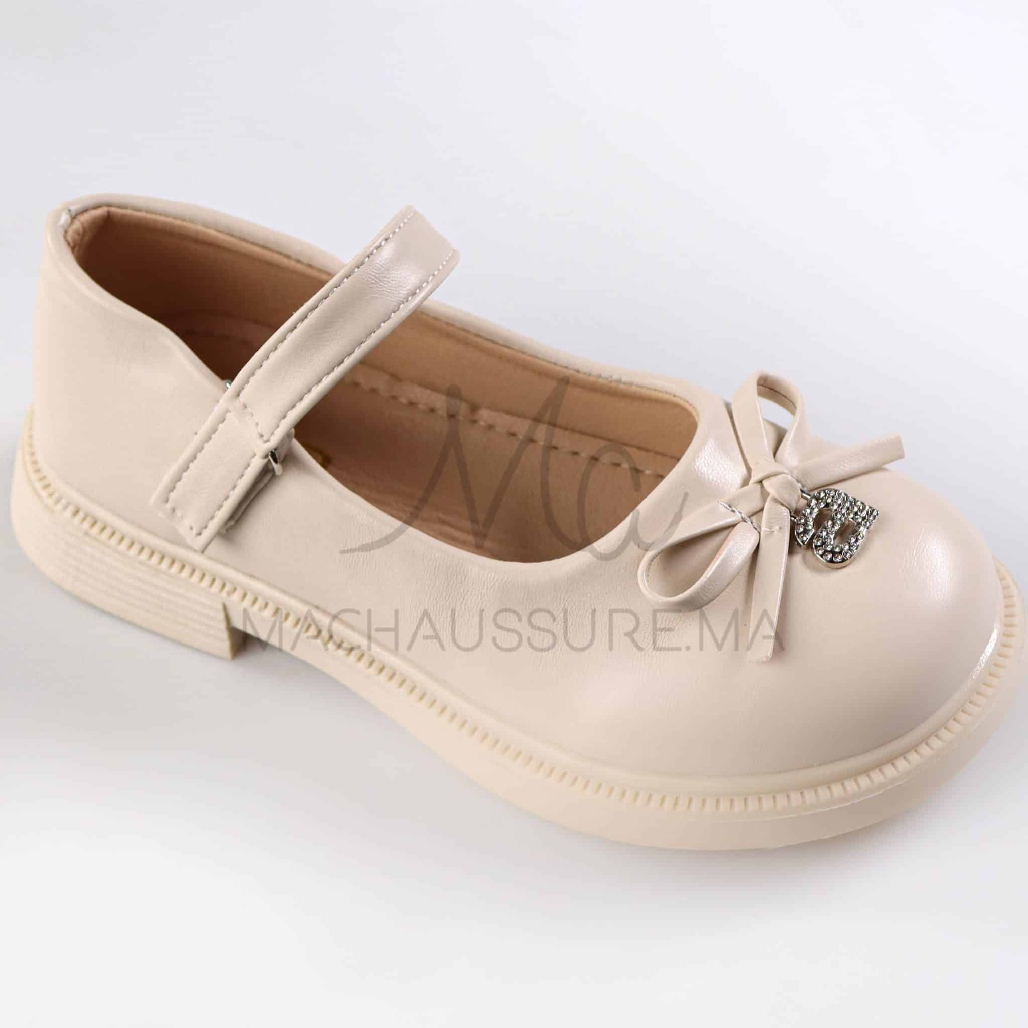 SparkleBelle - Ballerines fille en Beige.