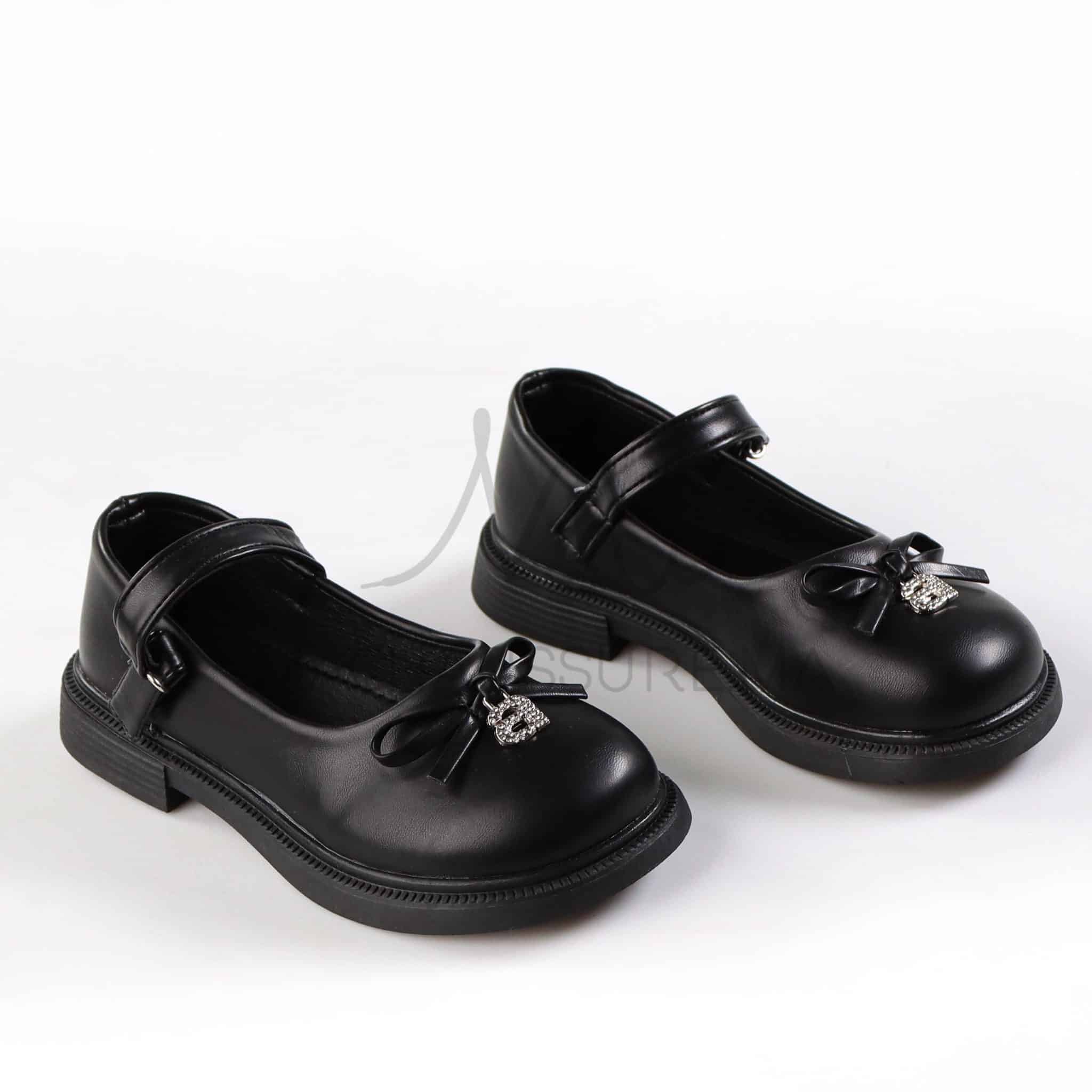 SparkleBelle - Ballerines fille en Noir.