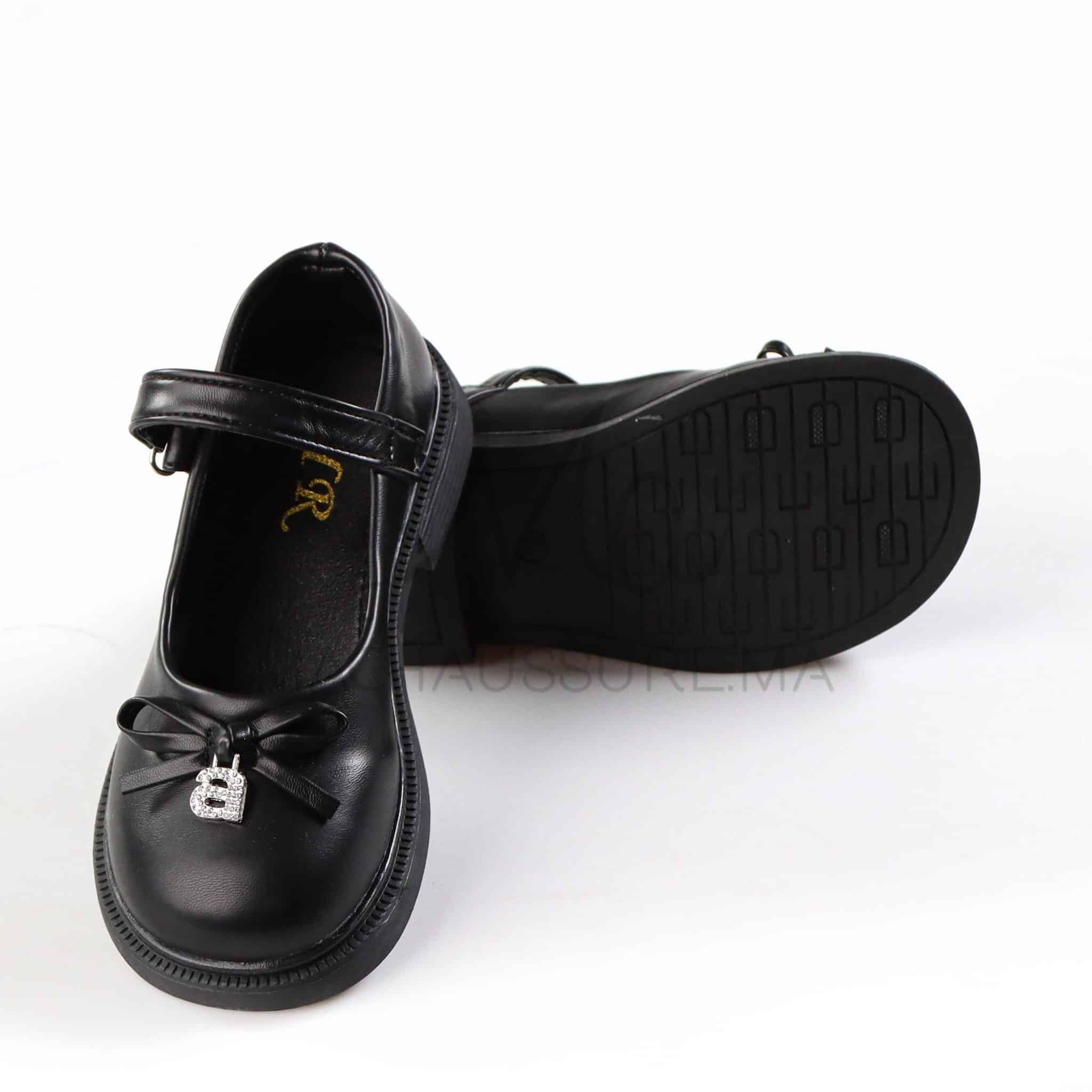 SparkleBelle - Ballerines fille en Noir.