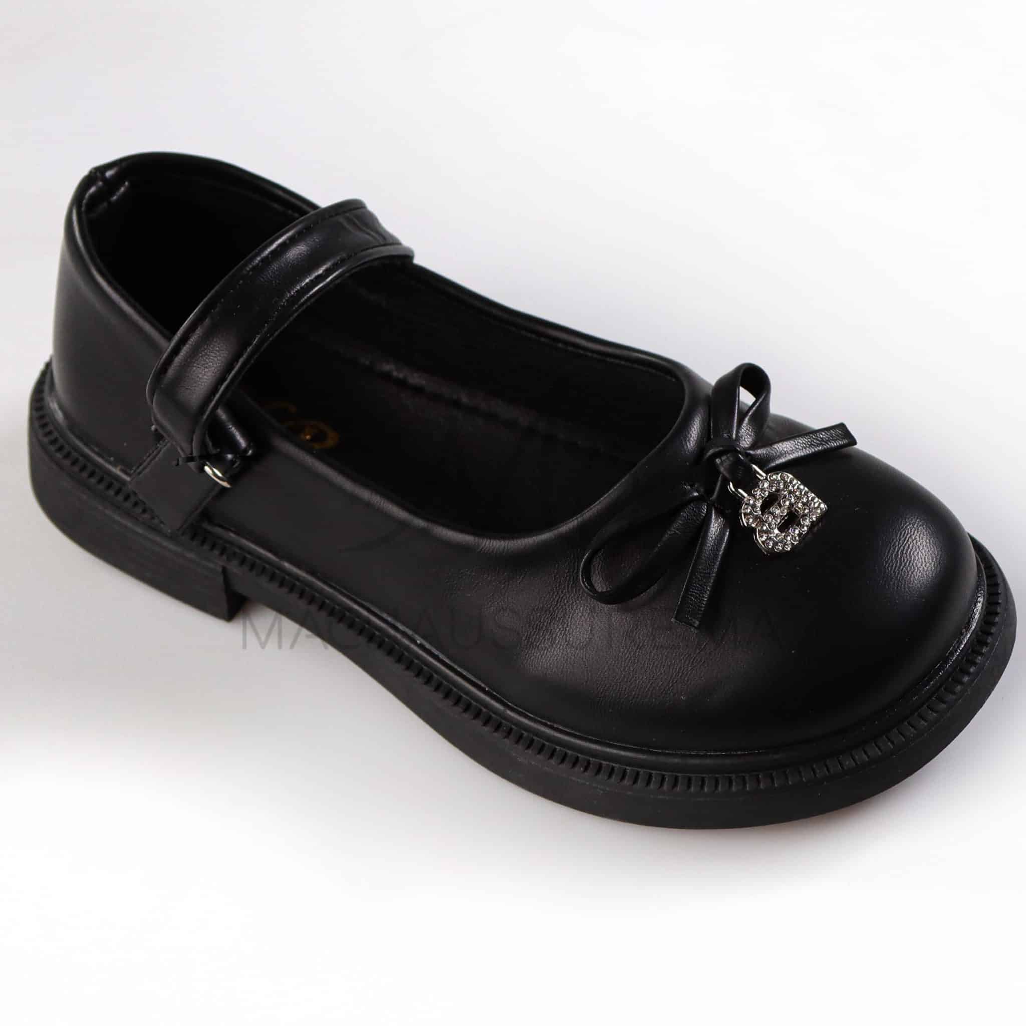 SparkleBelle - Ballerines fille en Noir.