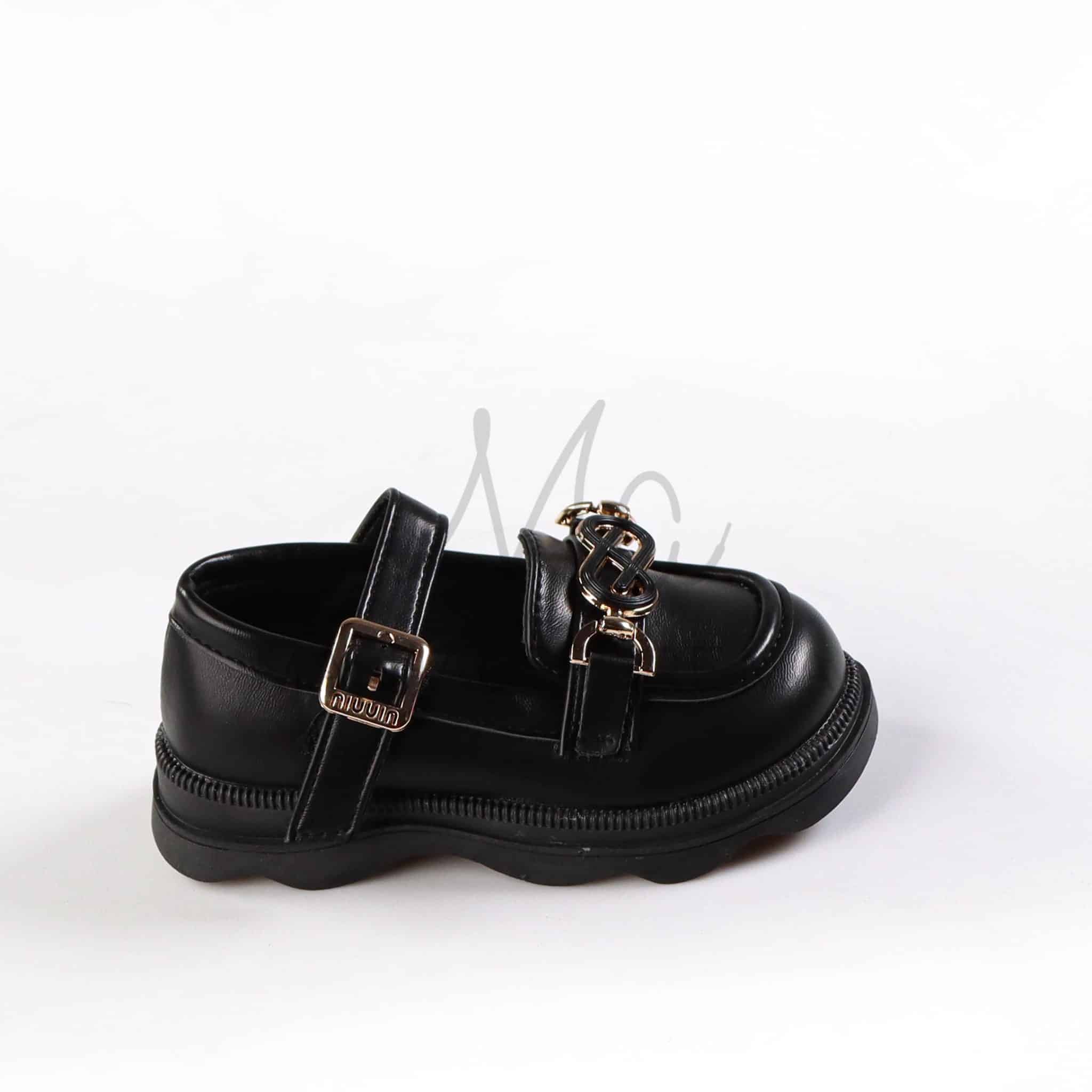ChicPetal - Ballerines fille en Noir.