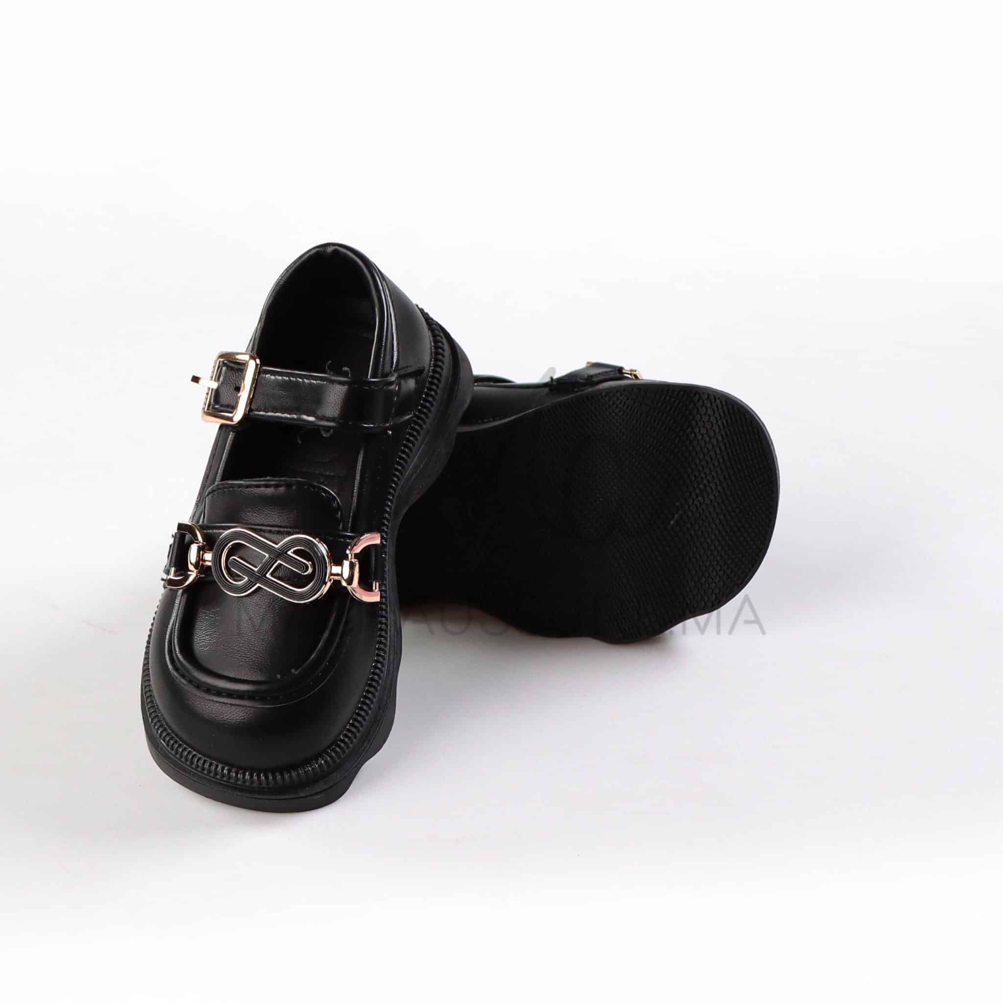 ChicPetal - Ballerines fille en Noir.