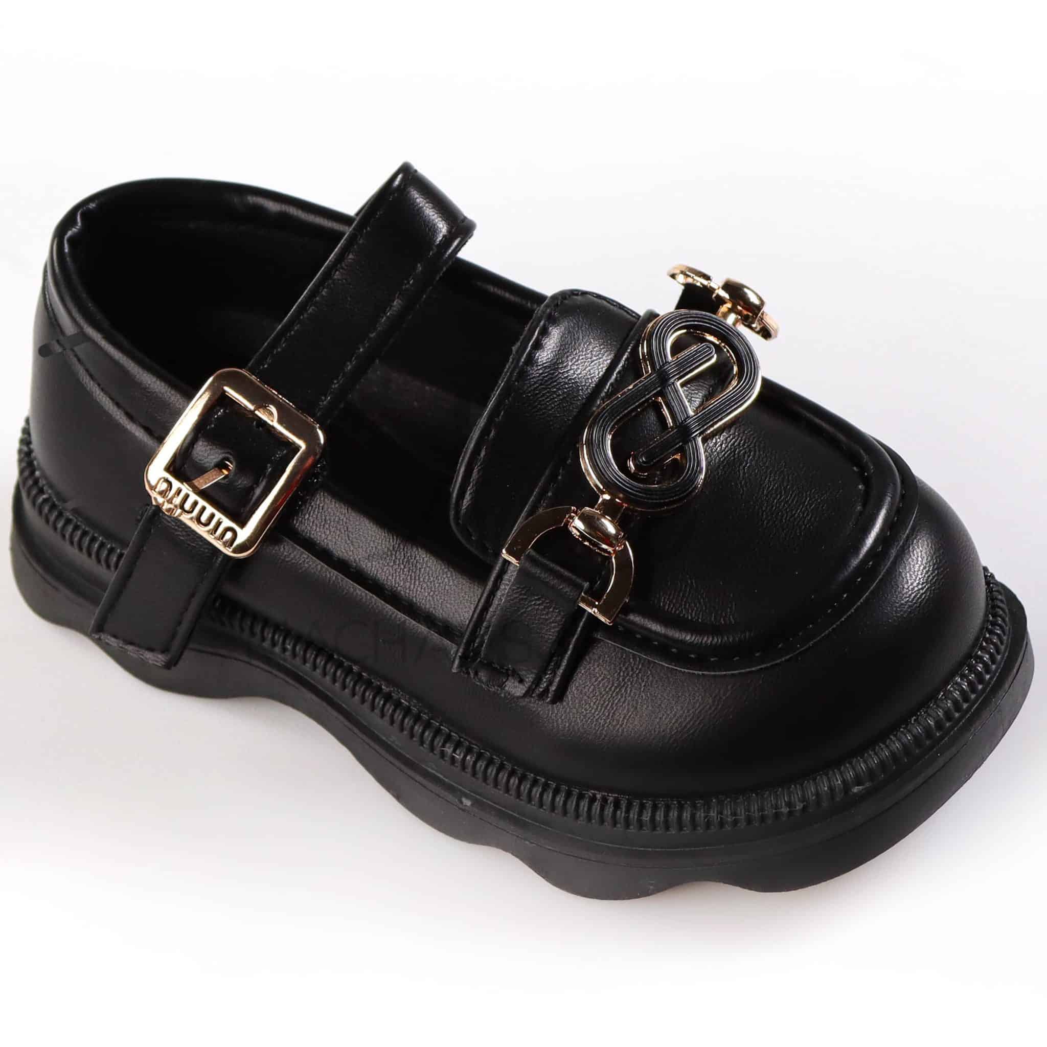 ChicPetal - Ballerines fille en Noir.