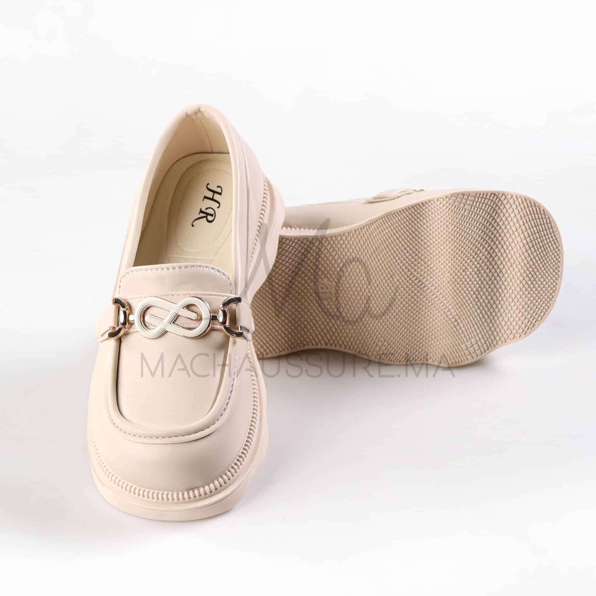 ChicPetal - Ballerines fille en Beige.