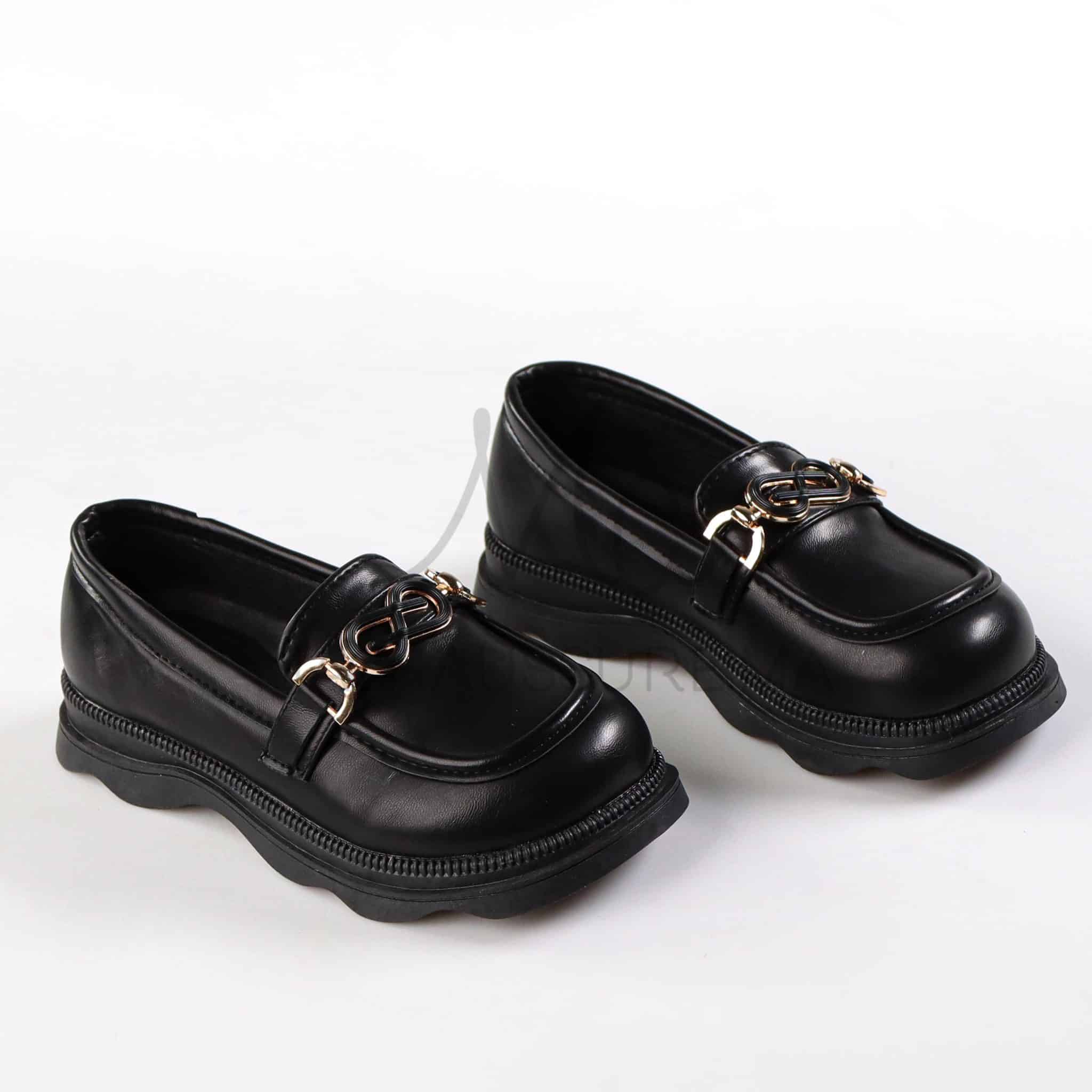 ChicPetal - Ballerines fille en Noir.