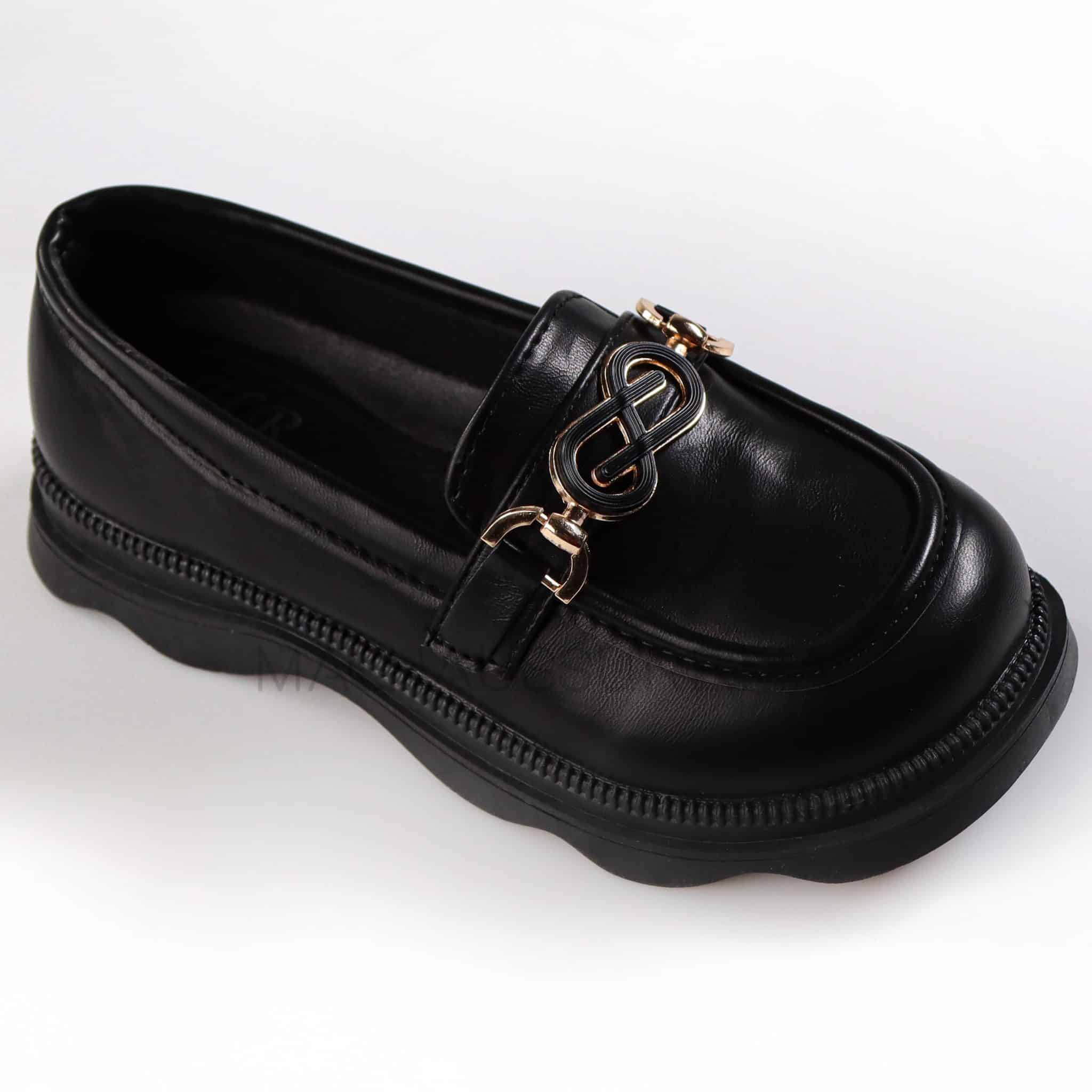 ChicPetal - Ballerines fille en Noir.