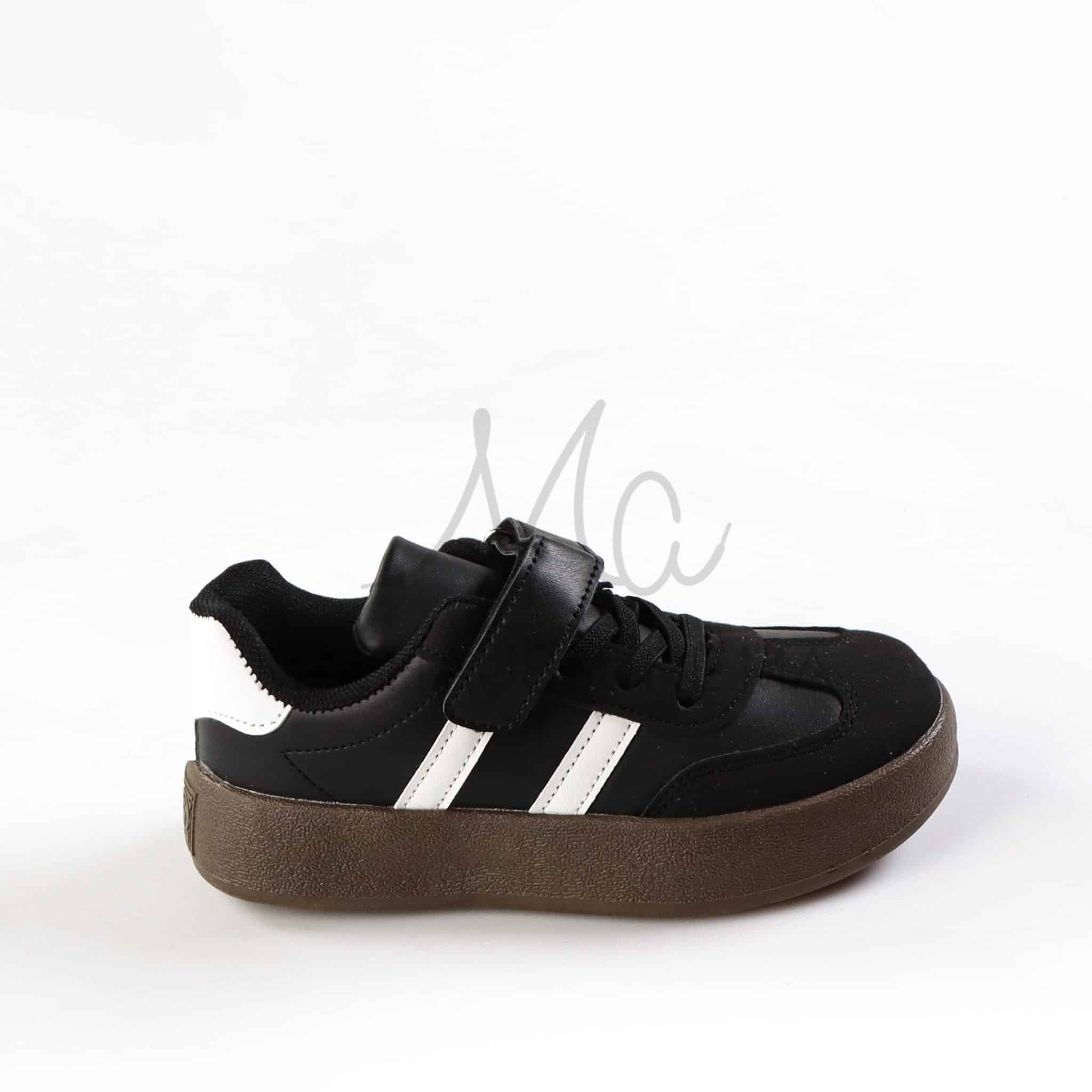 WildSprint - Baskets Enfants en Noir.