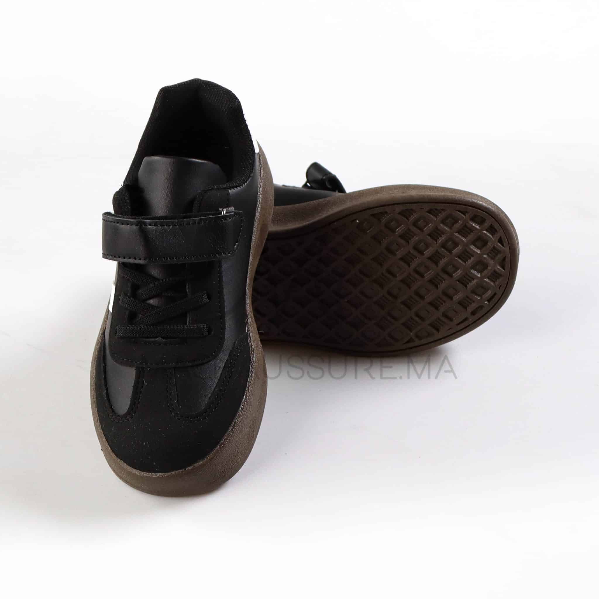 WildSprint - Baskets Enfants en Noir.