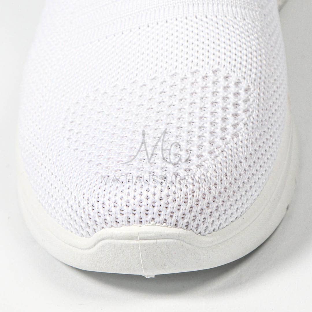 Spedy – Baskets Respirantes en Blanc.