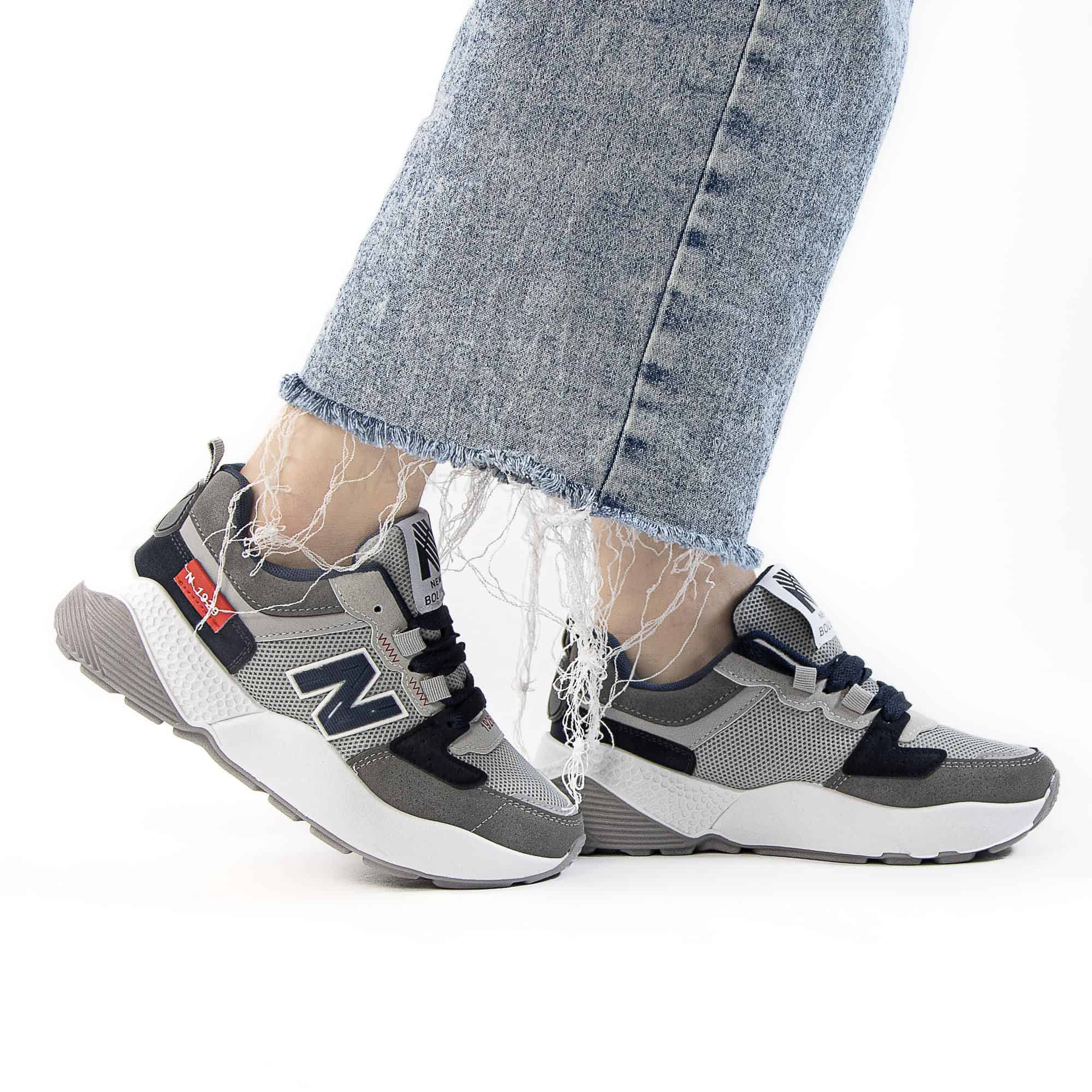 AurMotion – Baskets Femmes en Bleu.