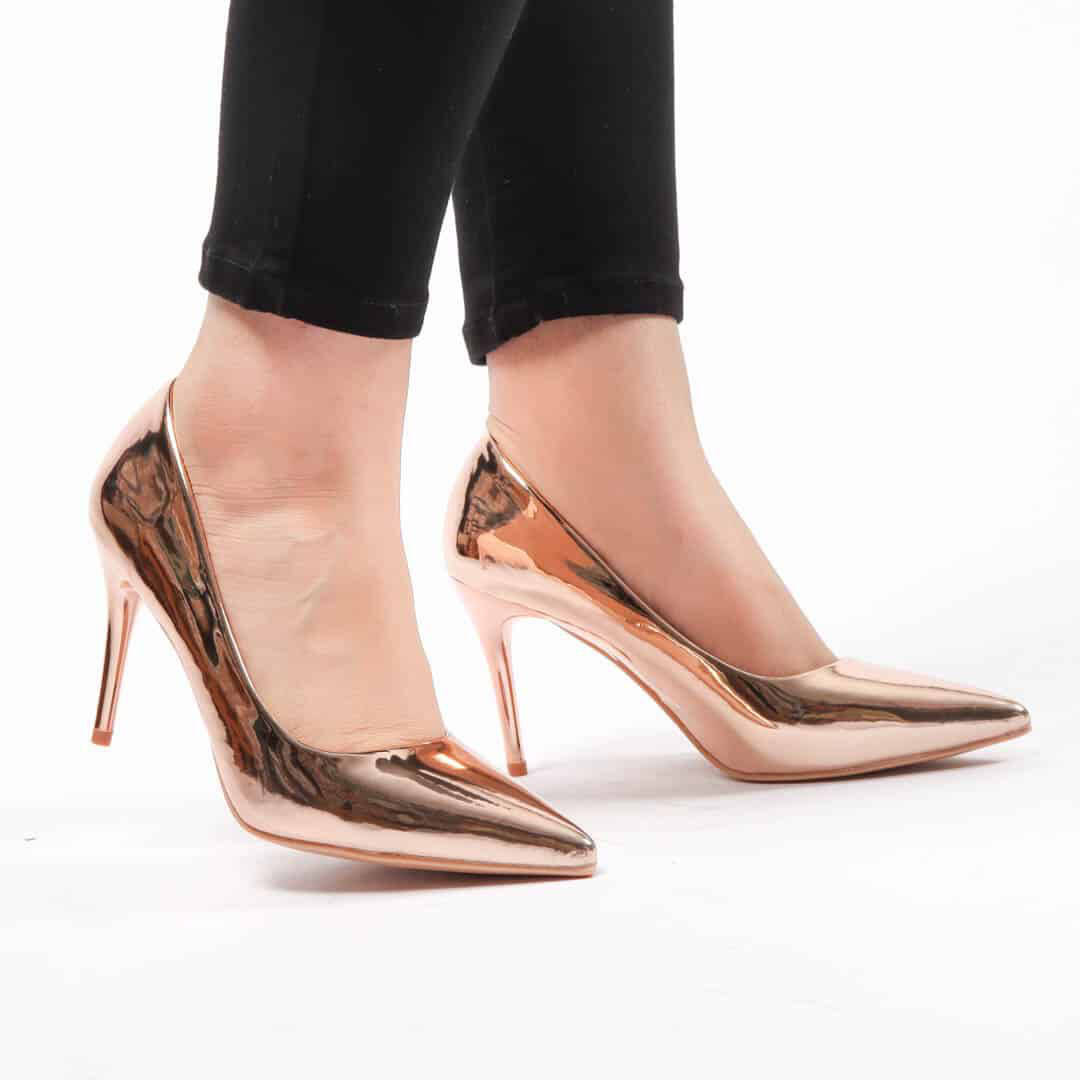 Kalinda – Escarpins Femmes en Bronze.