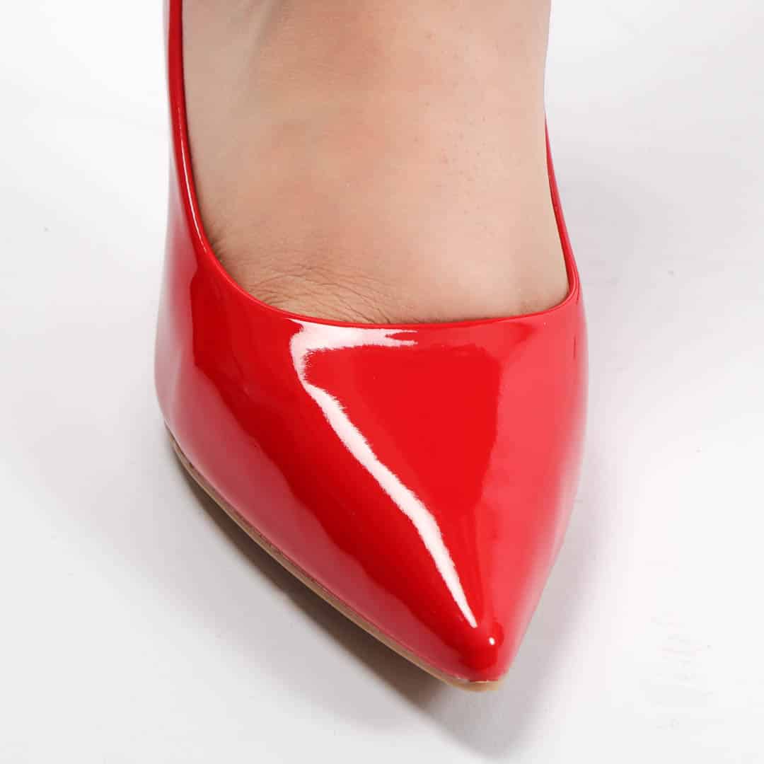 Kalinda – Escarpins Femmes en Rouge.