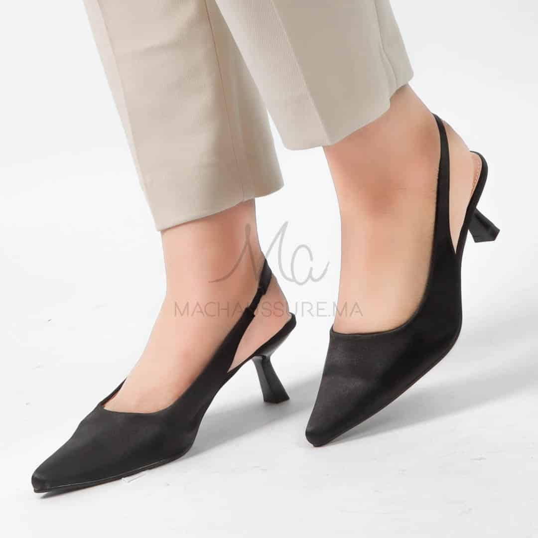 Béryl - Escarpins femmes en Noir.