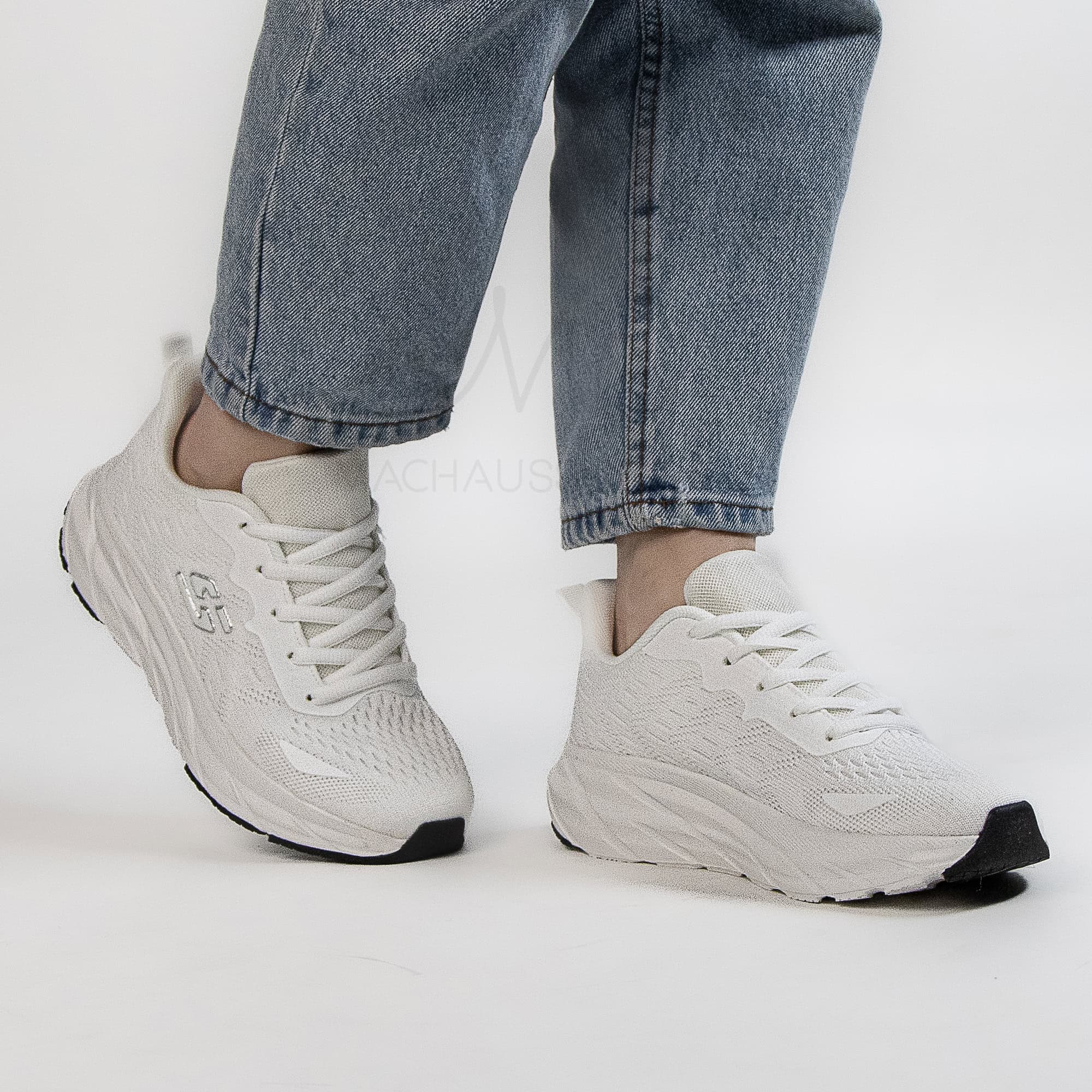 FlexyFit – Baskets Confortable en Blanc.