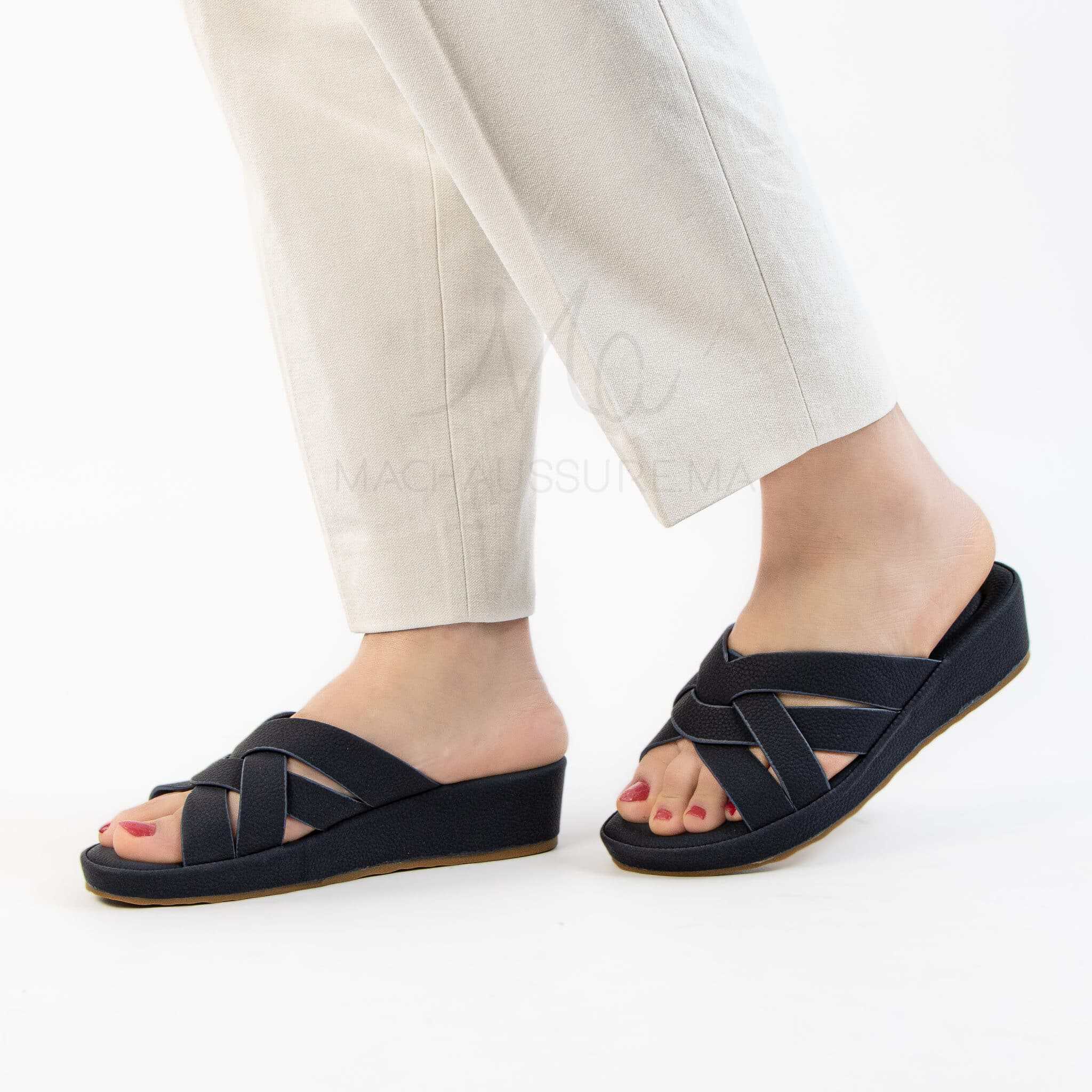 Josefina – Sandales confortables femmes en Bleu.