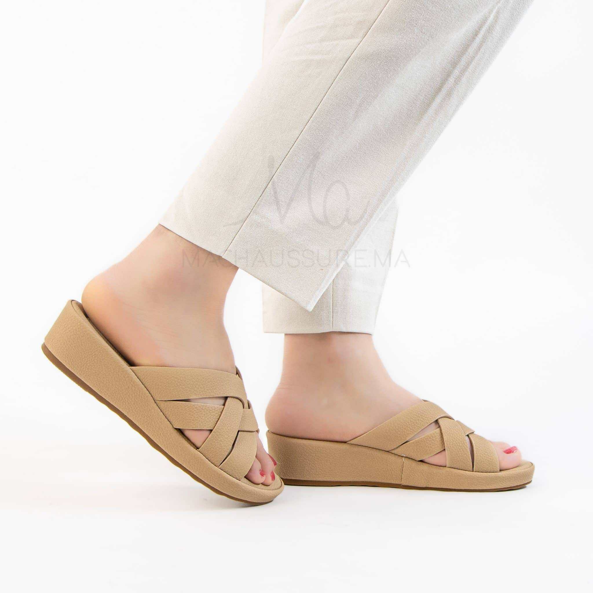 Josefina – Sandales confortables femmes en Kaki.
