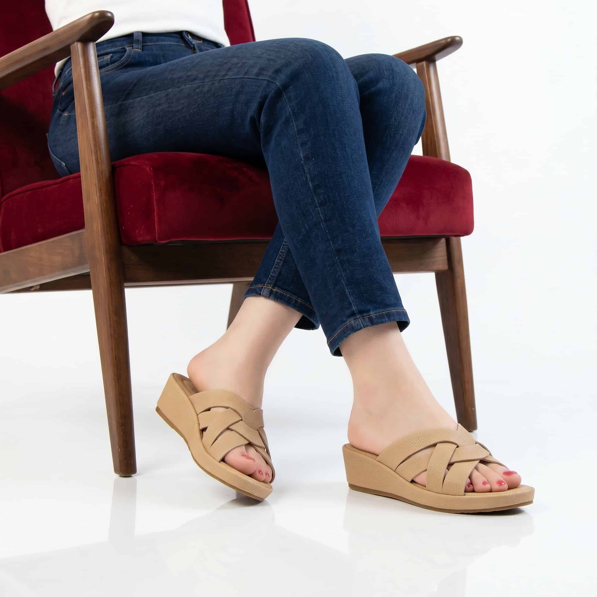 Josefina – Sandales confortables femmes en Kaki.