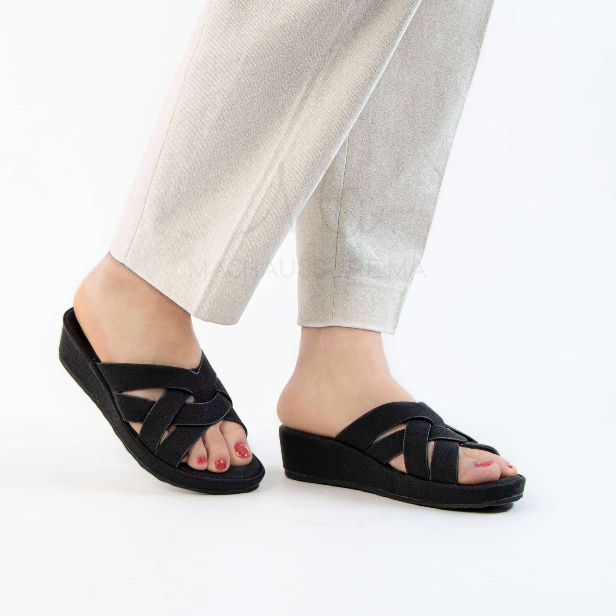 Josefina – Sandales confortables femmes en Noir.