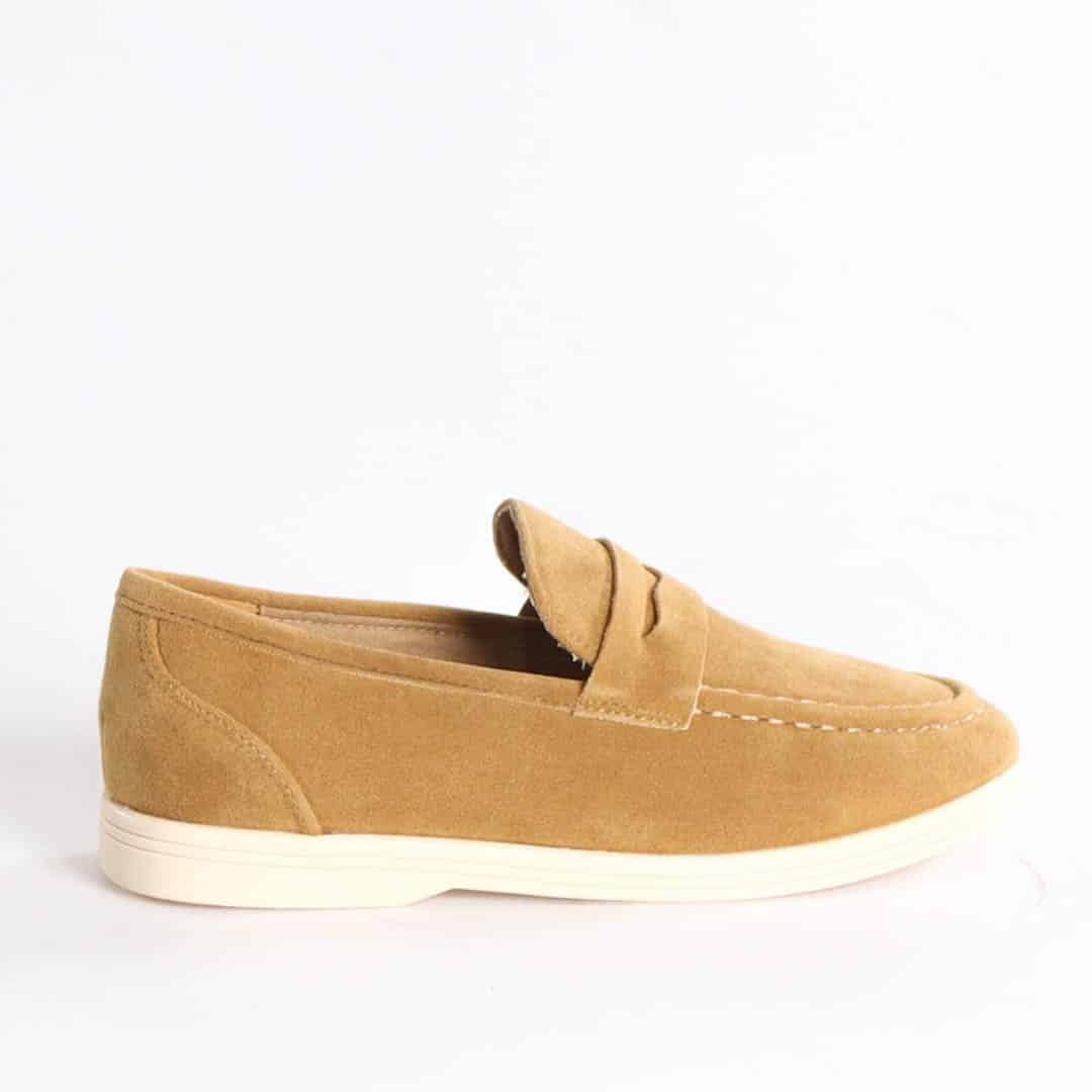Wael – Mocassins Enfant en Tabac.